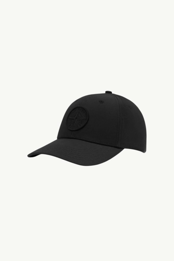 Stone Island Cotton Logo Cap Black K1S159100996S0065-V0029