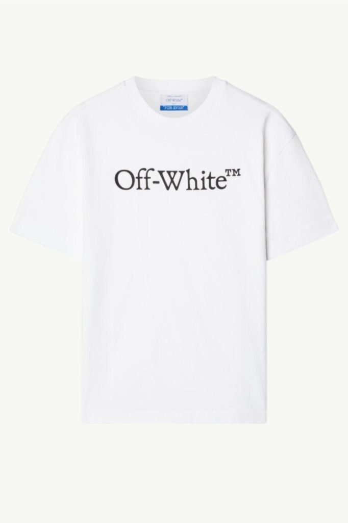 Off-White Big Bookish Skate S/S Tee White/Black OMAA120C99JER008-0110