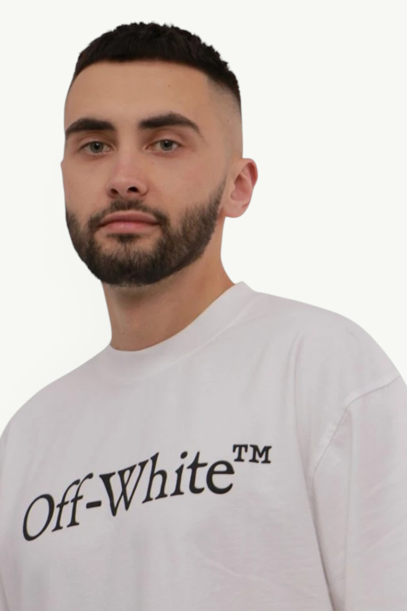 Off-White Big Bookish Skate S/S Tee White/Black OMAA120C99JER0080110
