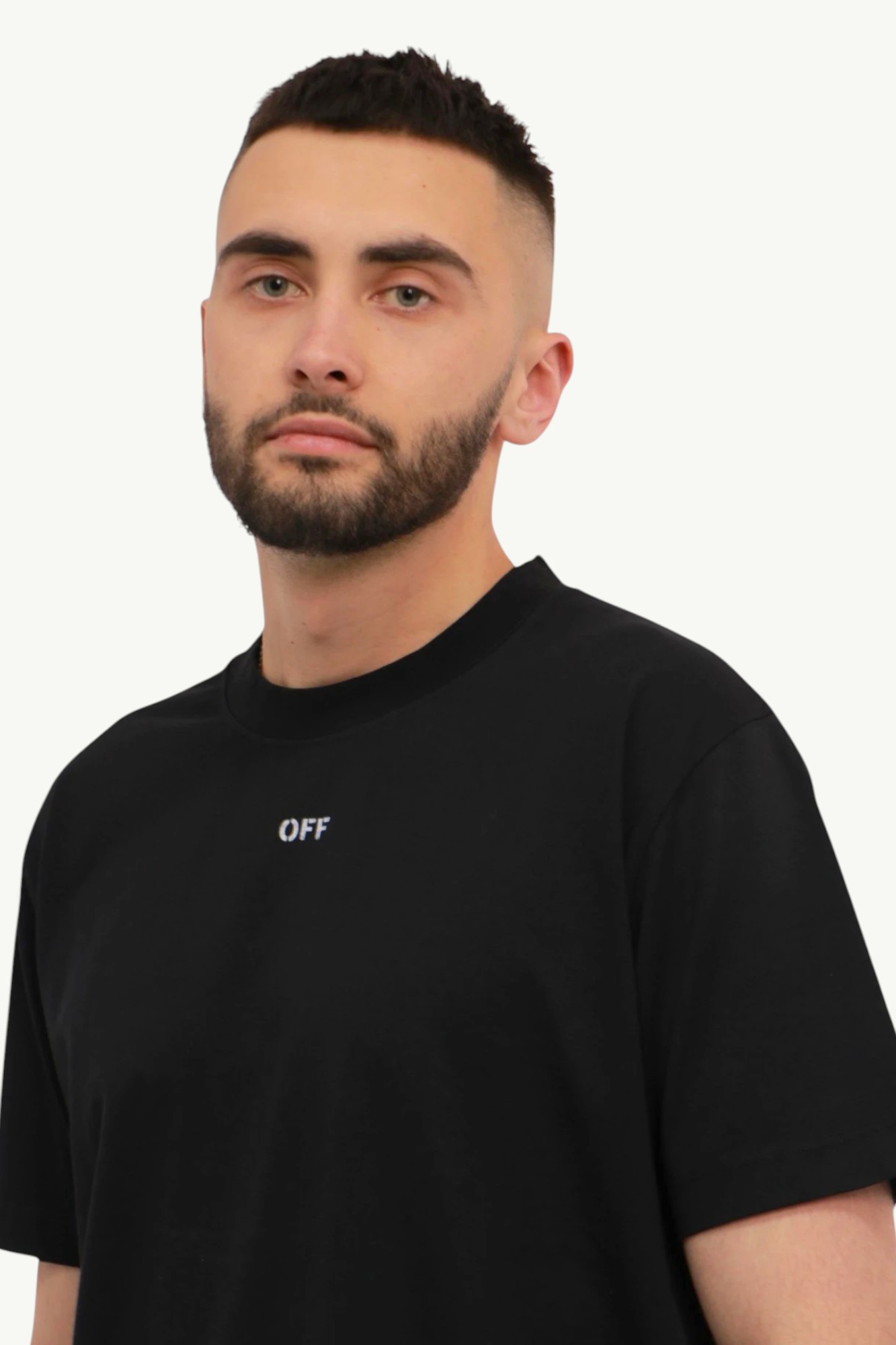 Off-White Off Stamp Slim S/S Tee Black OMAA027C99JER0171001