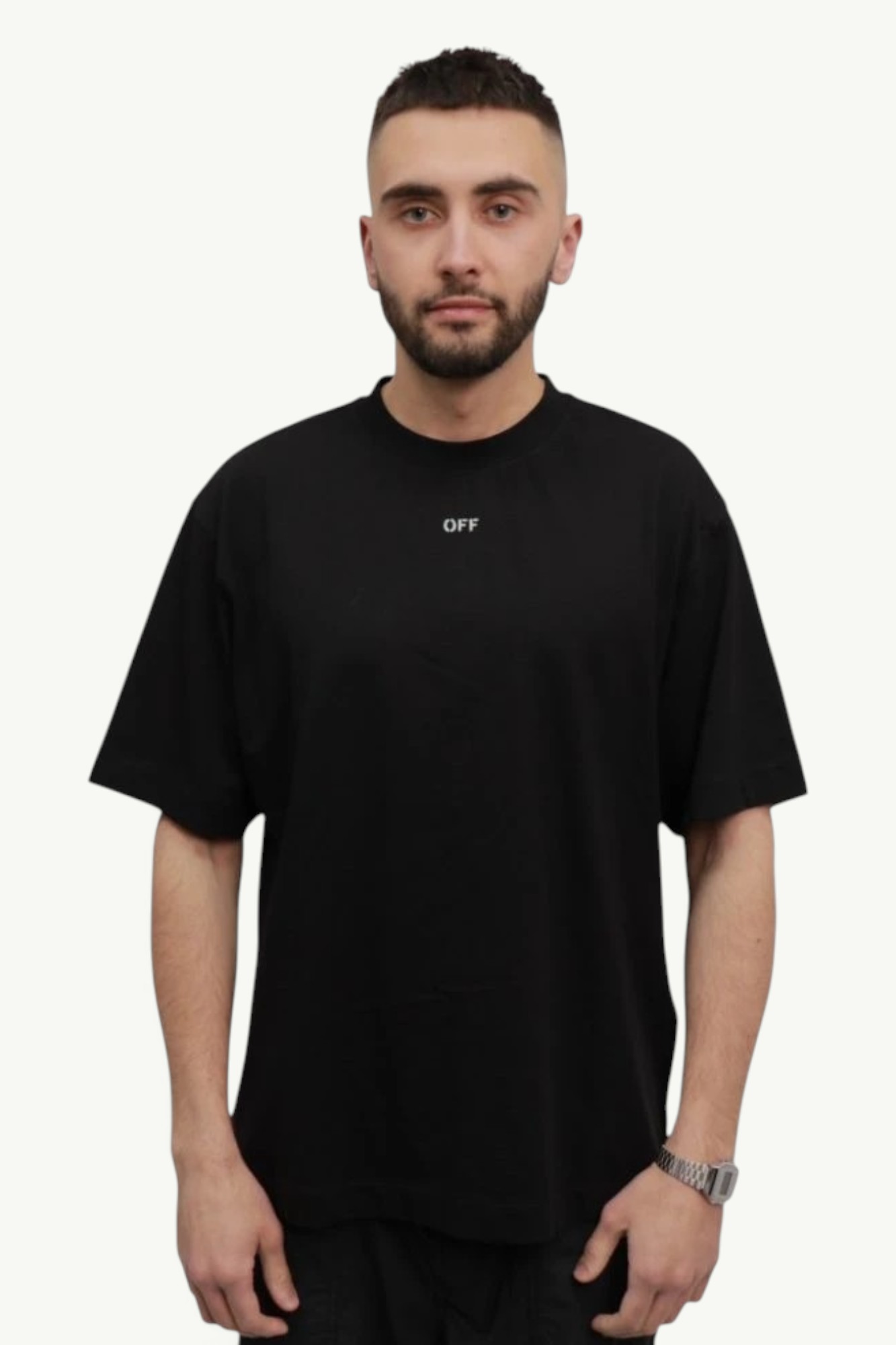 Off-White Vibe Arrow T-Shirt Black OMAA120S25JER00F1041