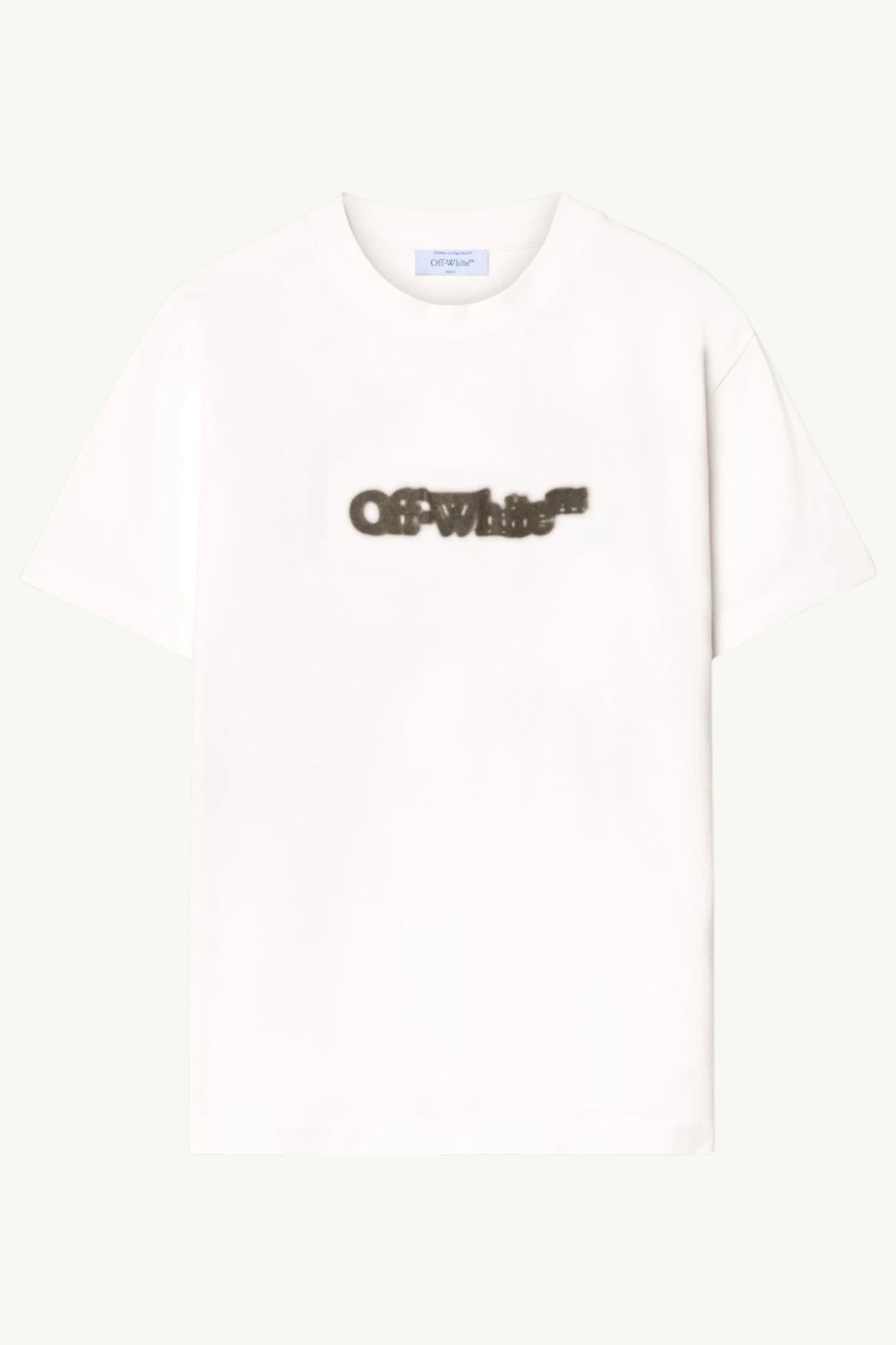 Off-White Spray Arrow Slim S/S T-Shirt White -OMAA027S25JER00B0110