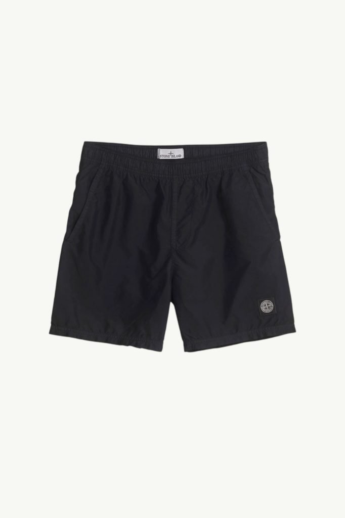 Stone Island Costume Da Bagno Con Patch Logo Black K1S15B100B09S0046-V0029