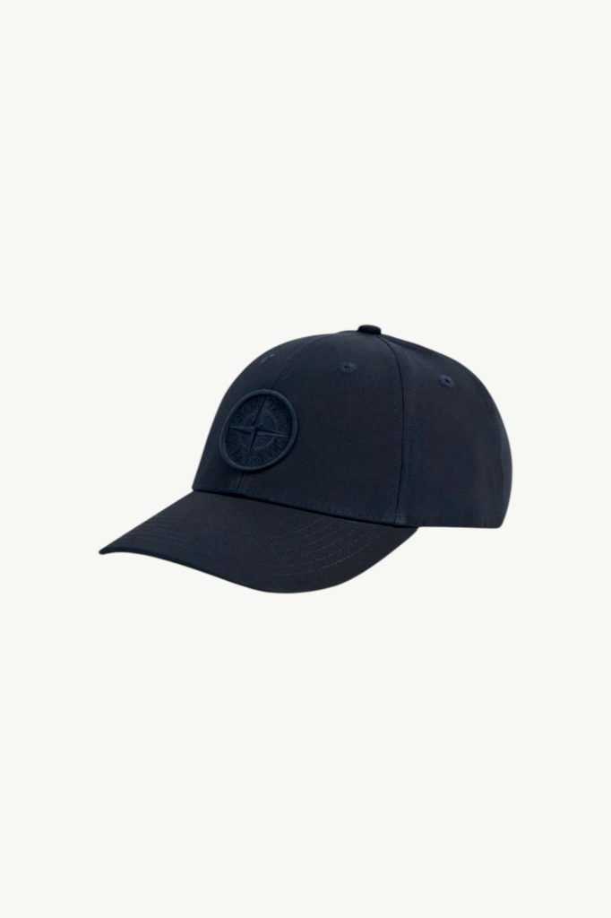 Stone Island Cotton Logo Cap Navy K1S159100996S0065-V0020