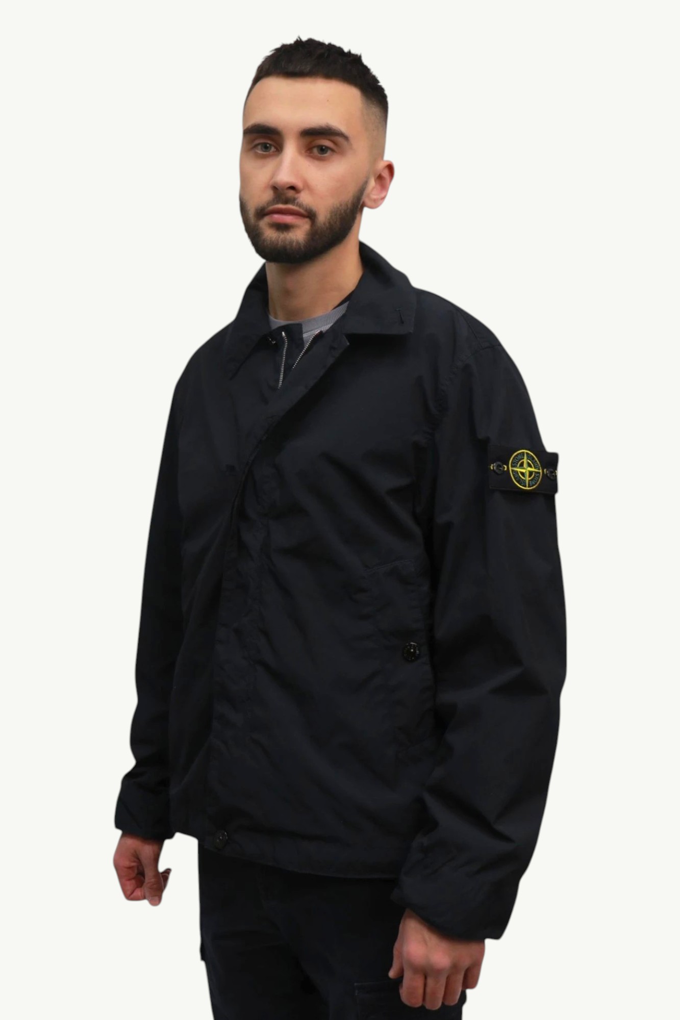stone-island-giacca-camicia-navy-k1s154100025s0042v0020-2 Stone Island Giacca Camicia Black K1S154100025S0042-V0020