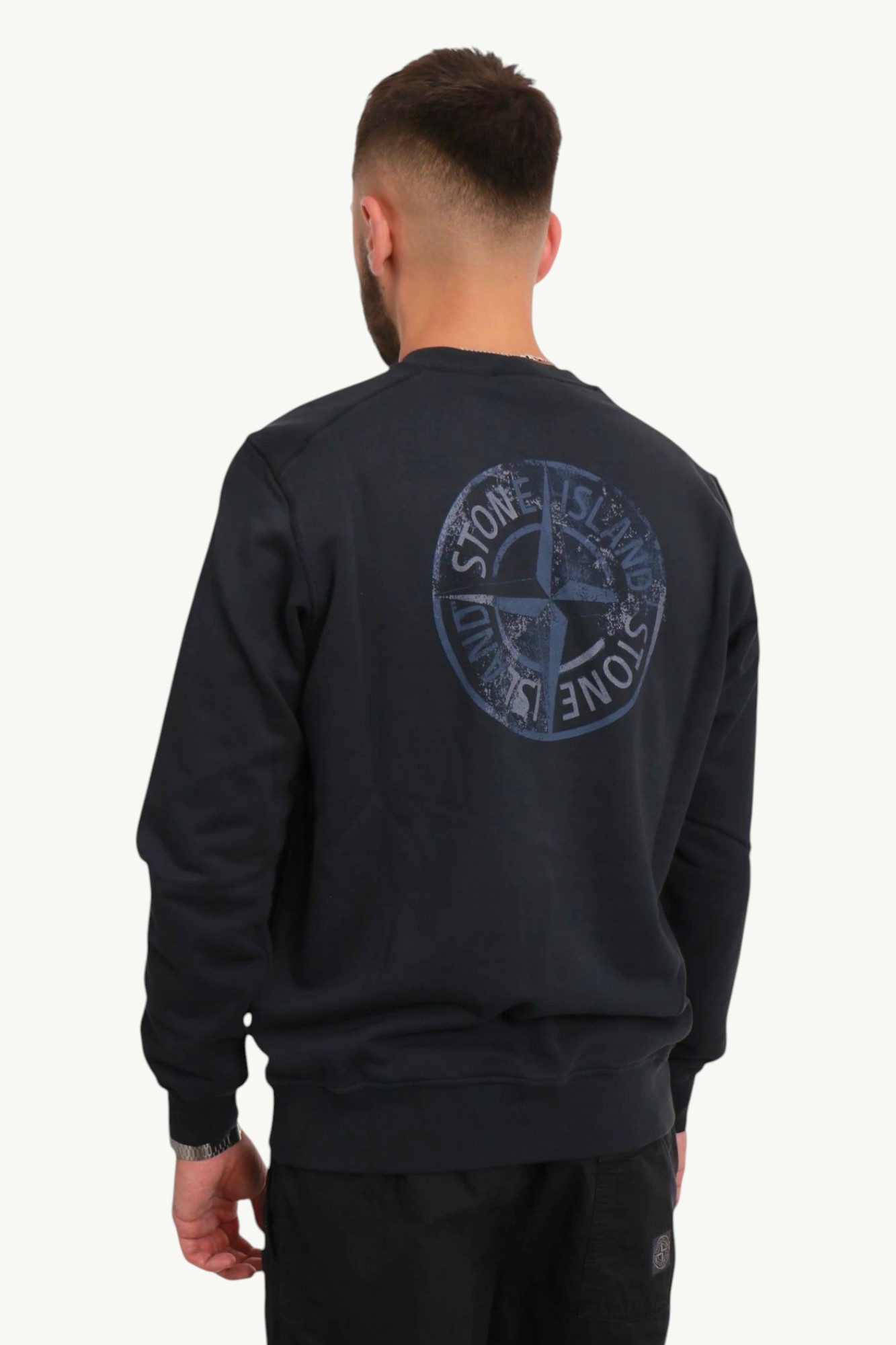 stone-island-cotton-felpa-logo-sweatshirt-navy-blue-k1s156100665s0083-v0020-4 Stone Island Cotton Felpa Logo Sweatshirt Navy Blue K1S156100665S0983-V0020
