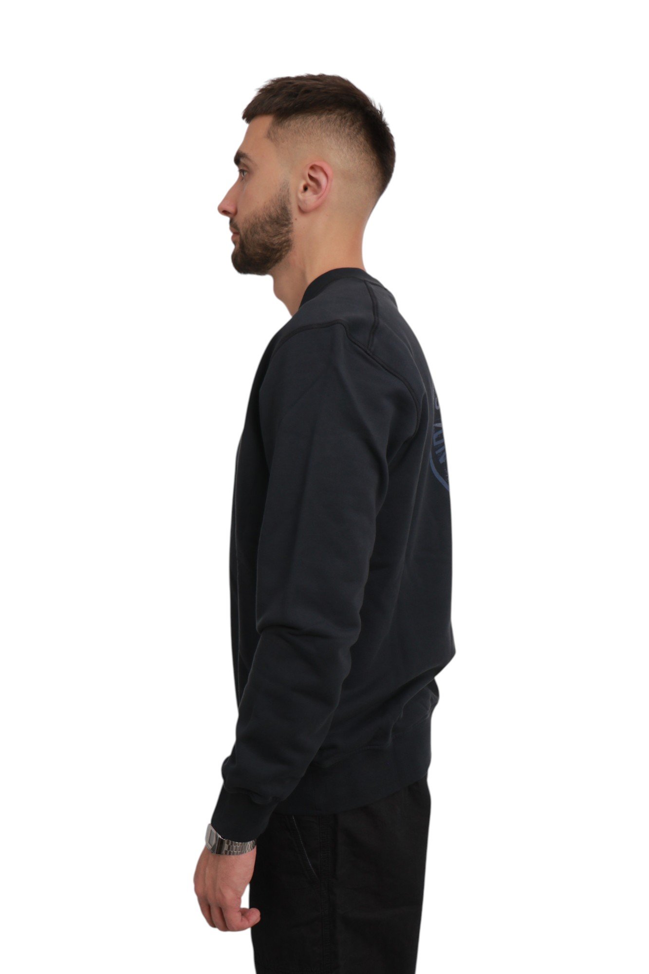 stone-island-cotton-felpa-logo-sweatshirt-navy-blue-k1s156100665s0083v0020-3 Світшот Stone Island Cotton Felpa Logo Sweatshirt Navy Blue K1S156100665S0983-V0020