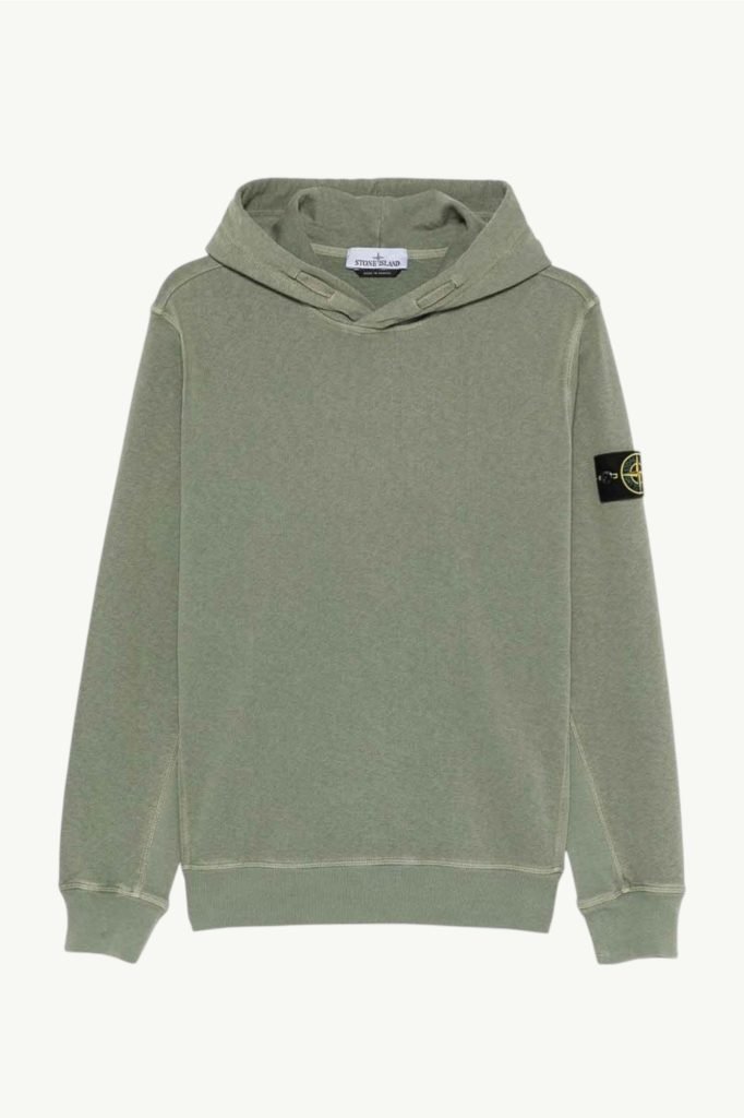 Stone Island Malfile Fleece ‘Old’ Effect Musk Green –K1S156100037S0060-V0159