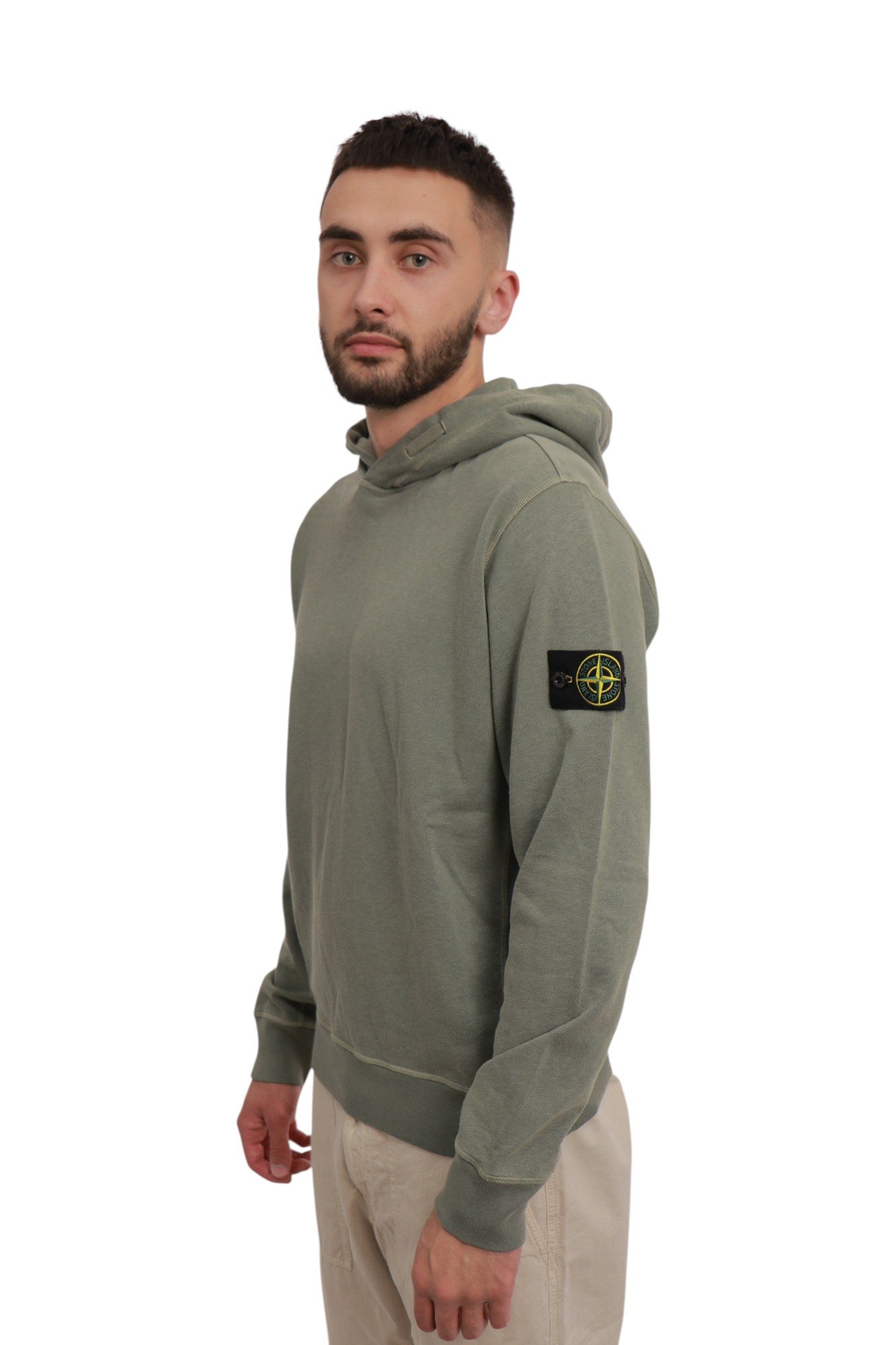 stone-island-malfile-fleece-old-effect-musk-green-k1s156100037s0060v0159-2 Худі Stone Island Malfile Fleece 'Old' Effect Musk Green
