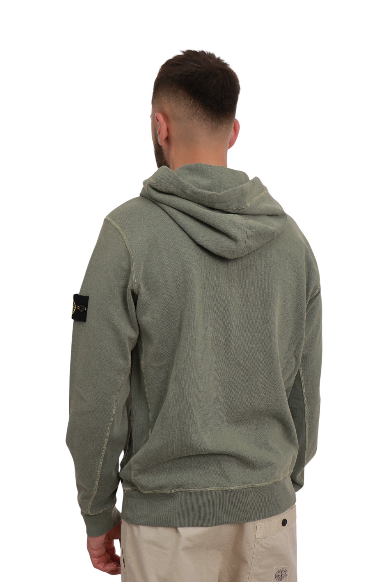 stone-island-malfile-fleece-old-effect-musk-green-k1s156100037s0060v0159-4 Худі Stone Island Malfile Fleece 'Old' Effect Musk Green
