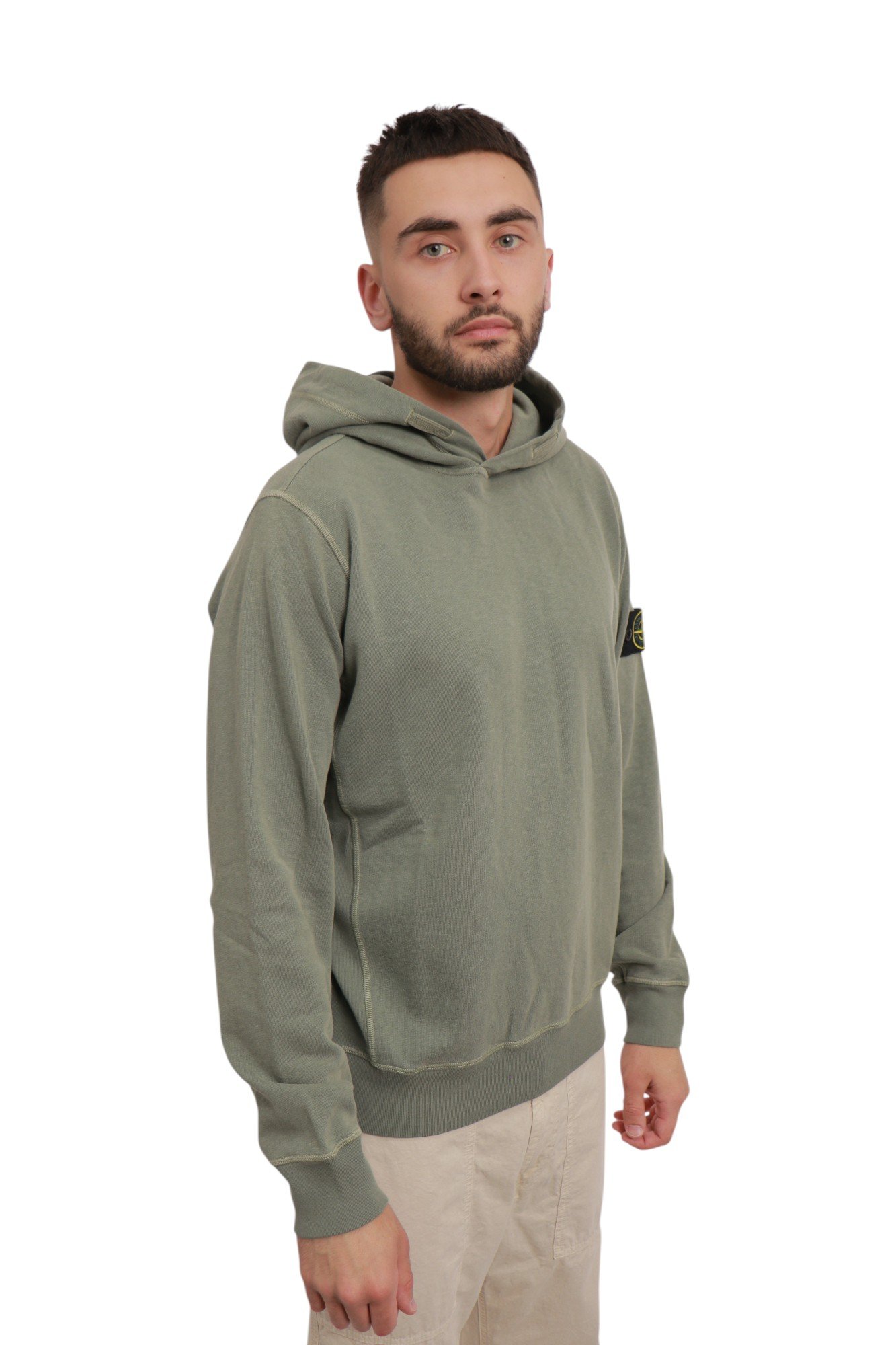 stone-island-malfile-fleece-old-effect-musk-green-k1s156100037s0060v0159-7 Худі Stone Island Malfile Fleece 'Old' Effect Musk Green
