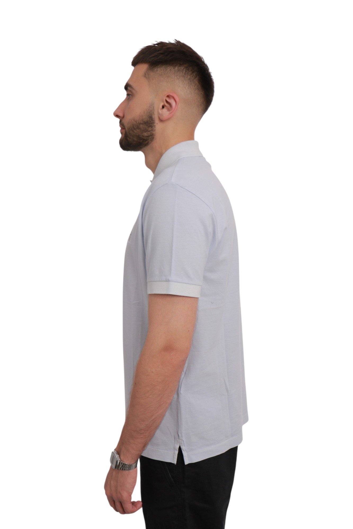 stone-island-organic-cotton-pique-sky-blue-k1s1522002scs0067v0041-3 Поло Stone Island Organic Cotton Pique Sky Blue