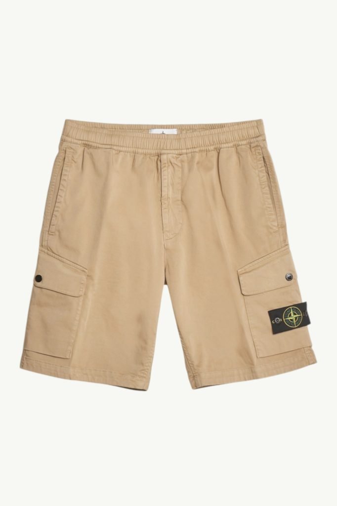 Stone Island Organic Stretch Cotton Satin Biscuit K1S15L100L03-S0012-V0094