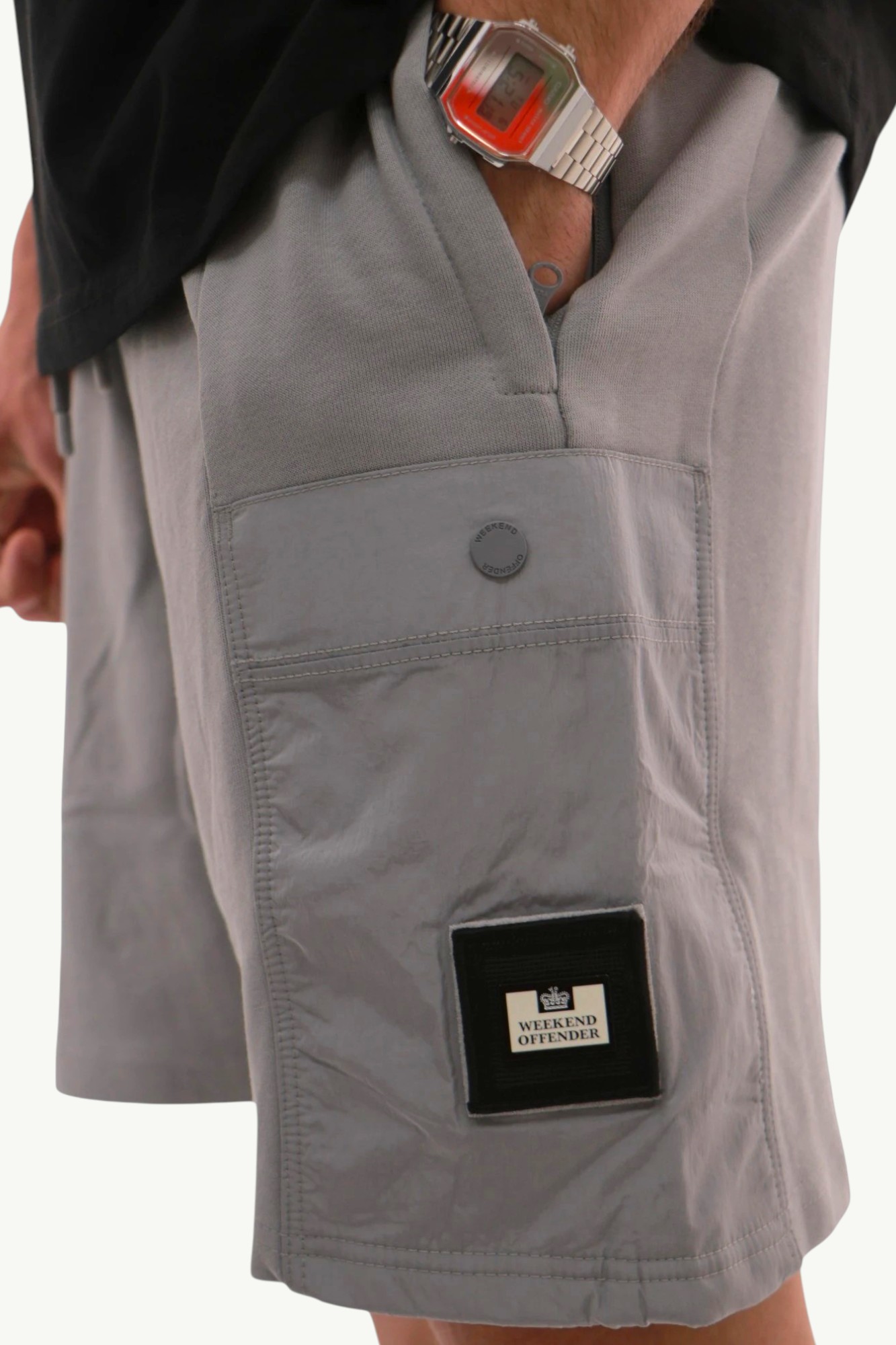 weekend-offender-chiyoda-shorts-smokey-grey-ST1A11-SMOKEY-7 Weekend Offender Chiyoda Shorts Smokey Grey ST1A11-SMOKEY