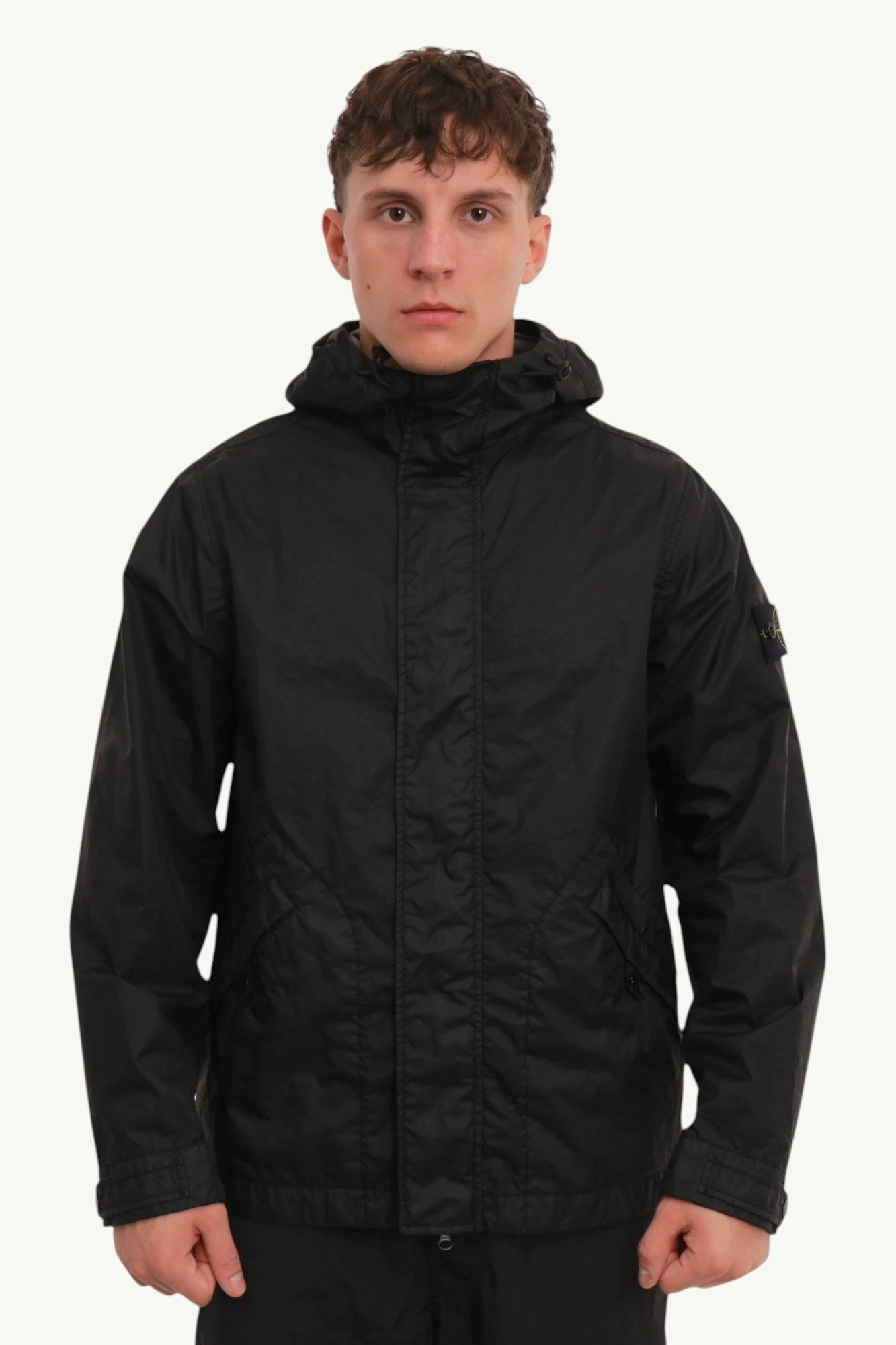Куртка Stone Island Membrana 3L TC Short Parka Jacket Black - 221B