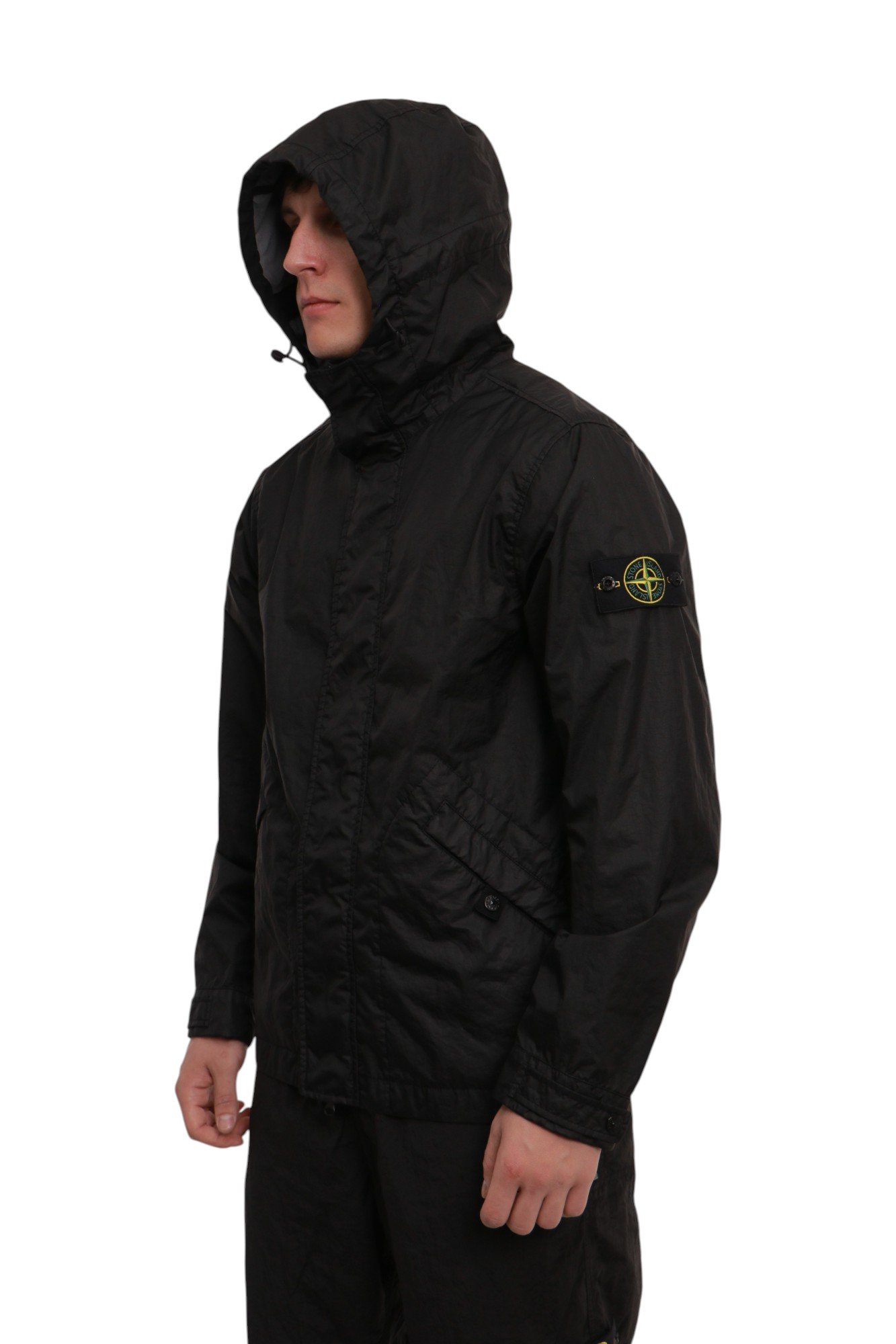 stone-island-membrana-3l-tc-short-parka-jacket-black-k1s154100093s0a21v0029-10 Куртка Stone Island Membrana 3L TC Short Parka Jacket Black (арт. K1S154100093S0A21-V0029)