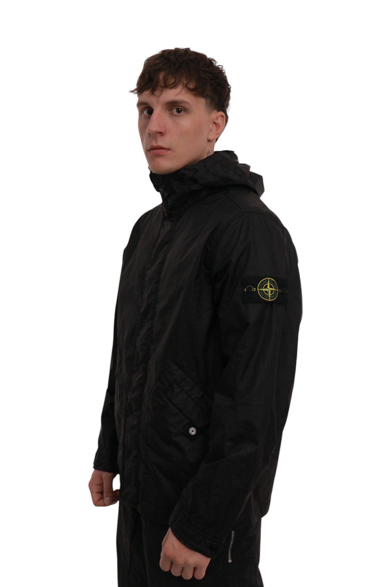 stone-island-membrana-3l-tc-short-parka-jacket-black-k1s154100093s0a21v0029-2 Куртка Stone Island Membrana 3L TC Short Parka Jacket Black (арт. K1S154100093S0A21-V0029)