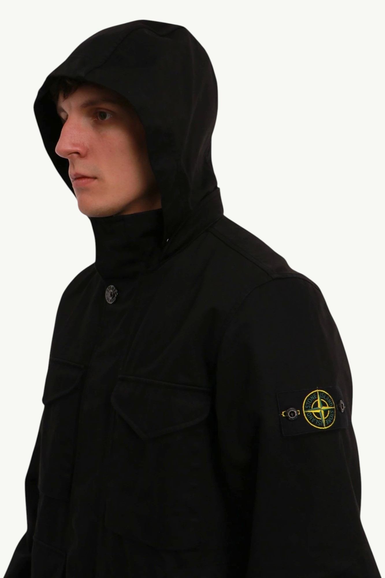 stone-island-raso-gommato-cotton-field-jacket-black-k1s154100064s0034-v0029-7 Stone Island Raso Gommato Cotton Field Jacket Black K1S154100064S0034 V0029