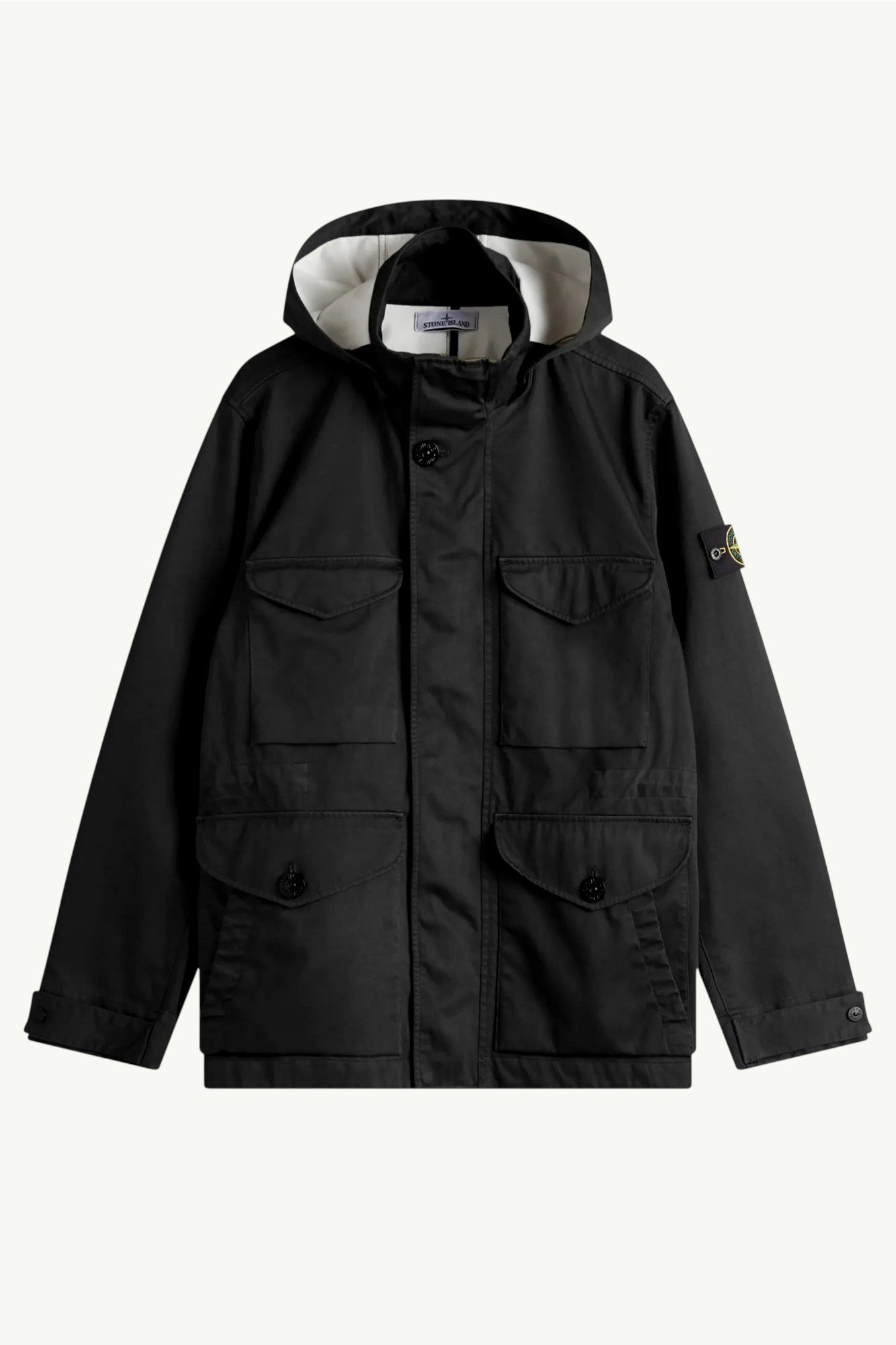 stone-island-raso-gommato-cotton-field-jacket-black-k1s154100064s0034v0029-0 Stone Island Raso Gommato Cotton Field Jacket Black K1S154100064S0034-V0029