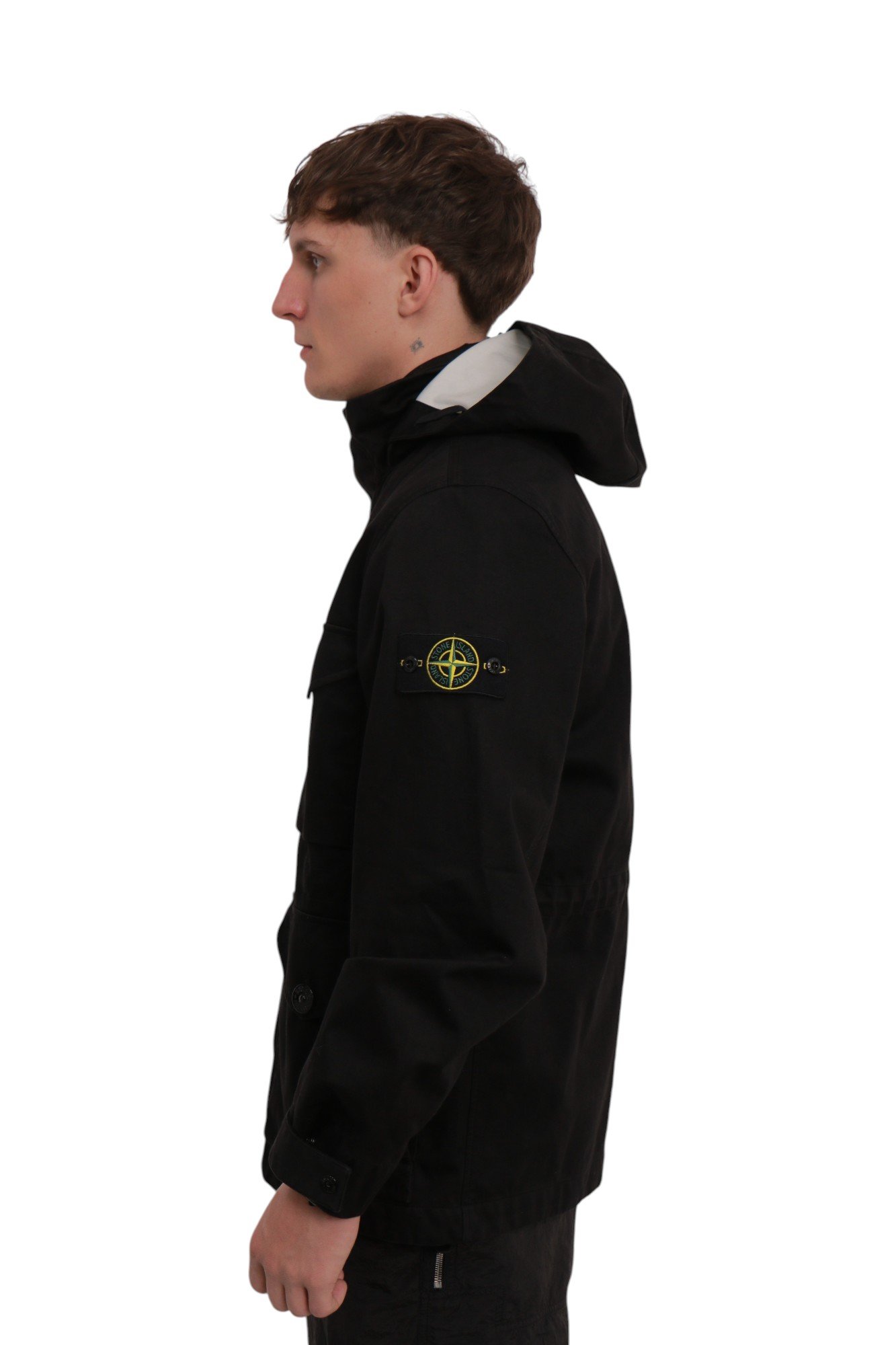 stone-island-raso-gommato-cotton-field-jacket-black-k1s154100064s0034v0029-3 Куртка Stone Island Raso Gommato Cotton Field Jacket Black – (арт. K1S154100064S0034-V0029)