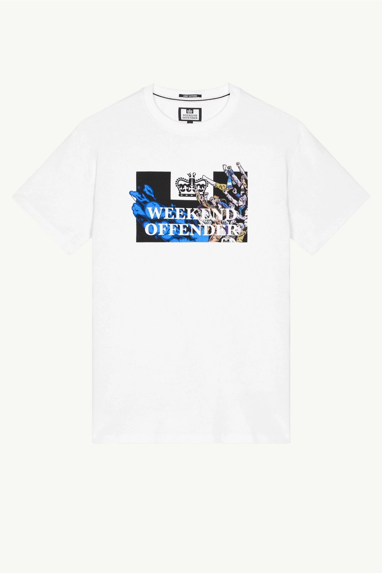weekend-offender-molazza-graphic-tshirt-white-0 Weekend Offender Molazza Graphic T-Shirt White PT3A18-WHITE