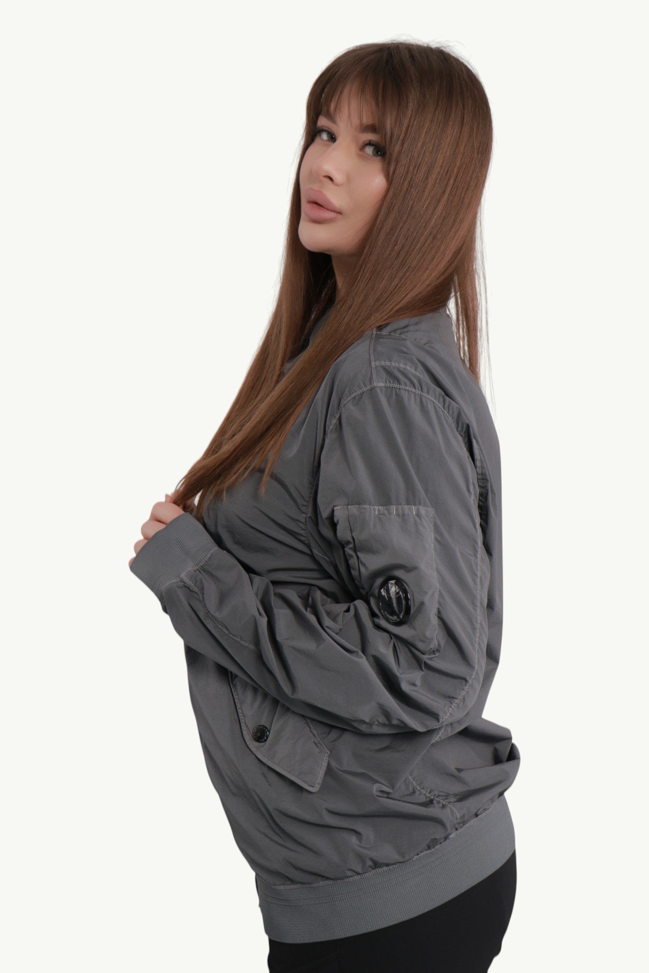 cp-company-nycra-r-bomber-jacket-grey-16cmow186a005864g968-w-2 C.P. Company Nycra-R Bomber Jacket Grey - арт. 16CMOW186A-005864G-968