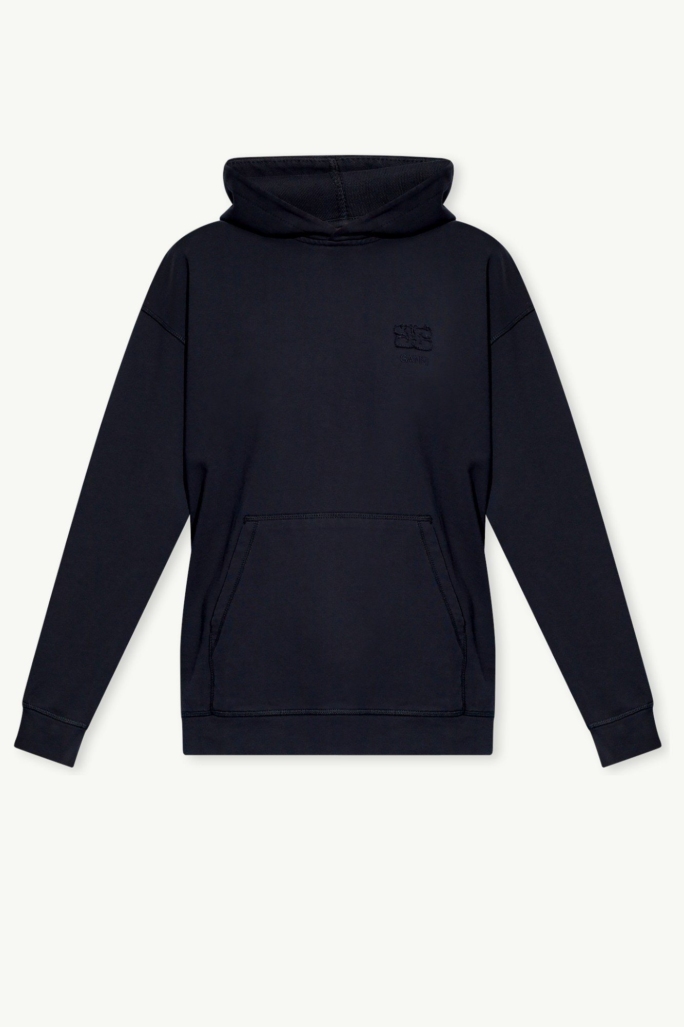 ganni-cotton-hoodie-navy-t3754-0 Ganni Cotton Hoodie Navy – T3754