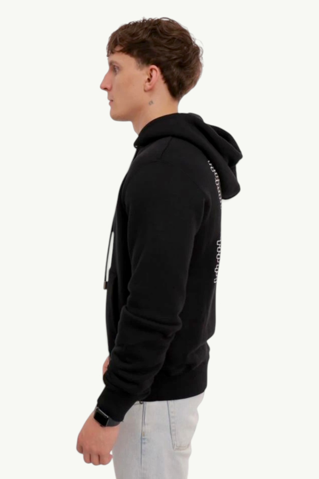 Off-White Brick Arrow Slim Hoodie Black OMBB097G20FLE0091001