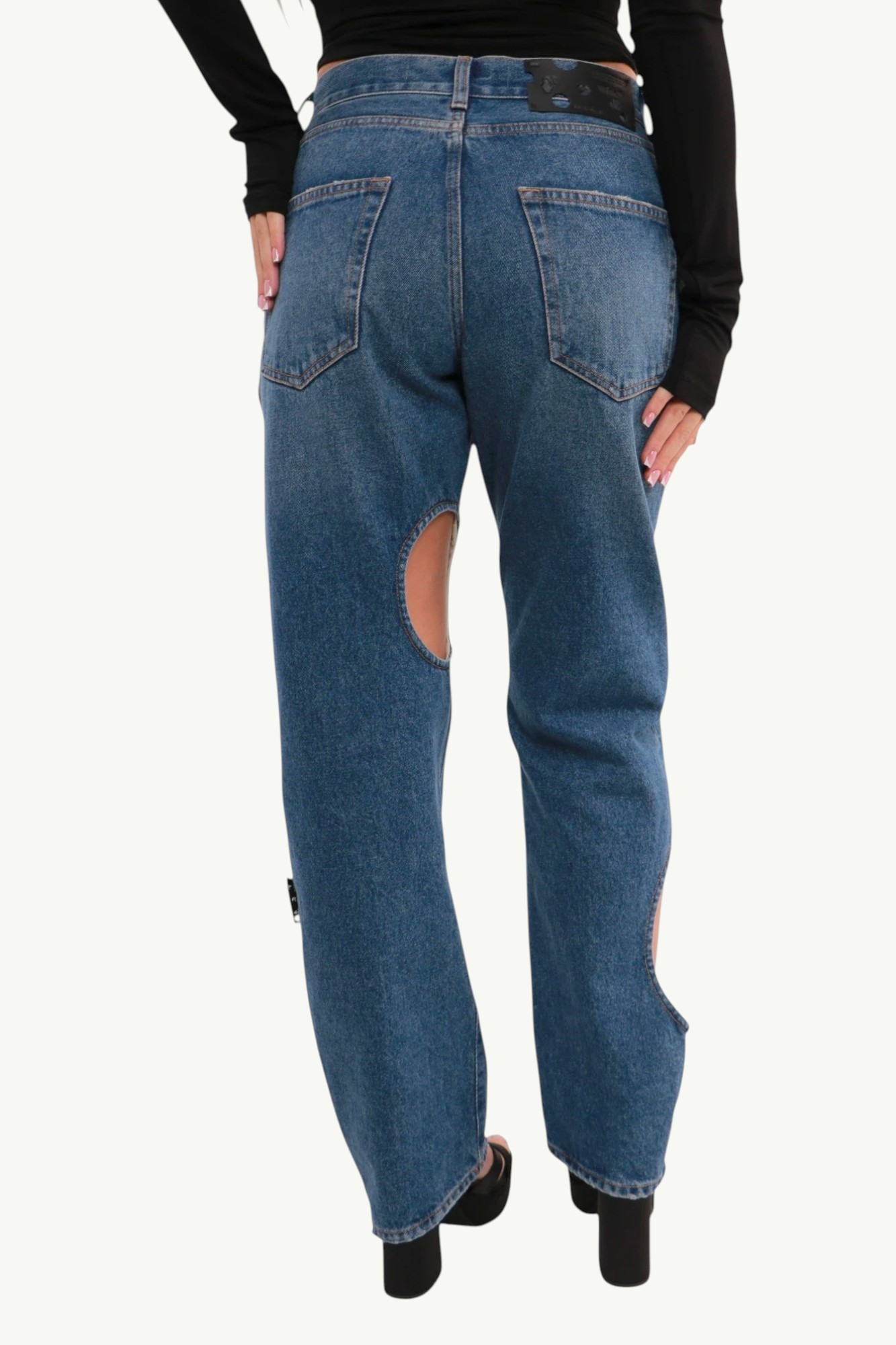 Off-White Vintage Blue Meteor Jeans Blue OWYA018R21DEN0014500