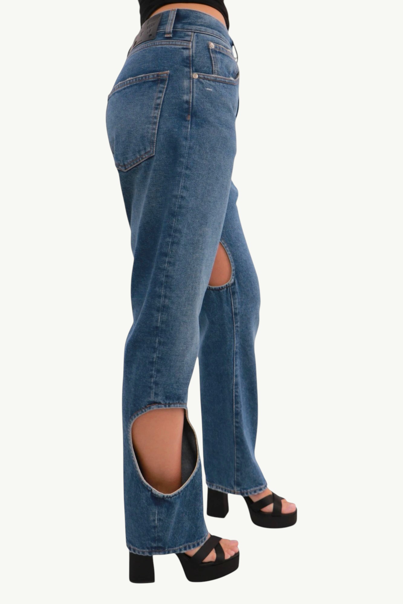 Off-White Vintage Blue Meteor Jeans Blue OWYA018R21DEN0014500