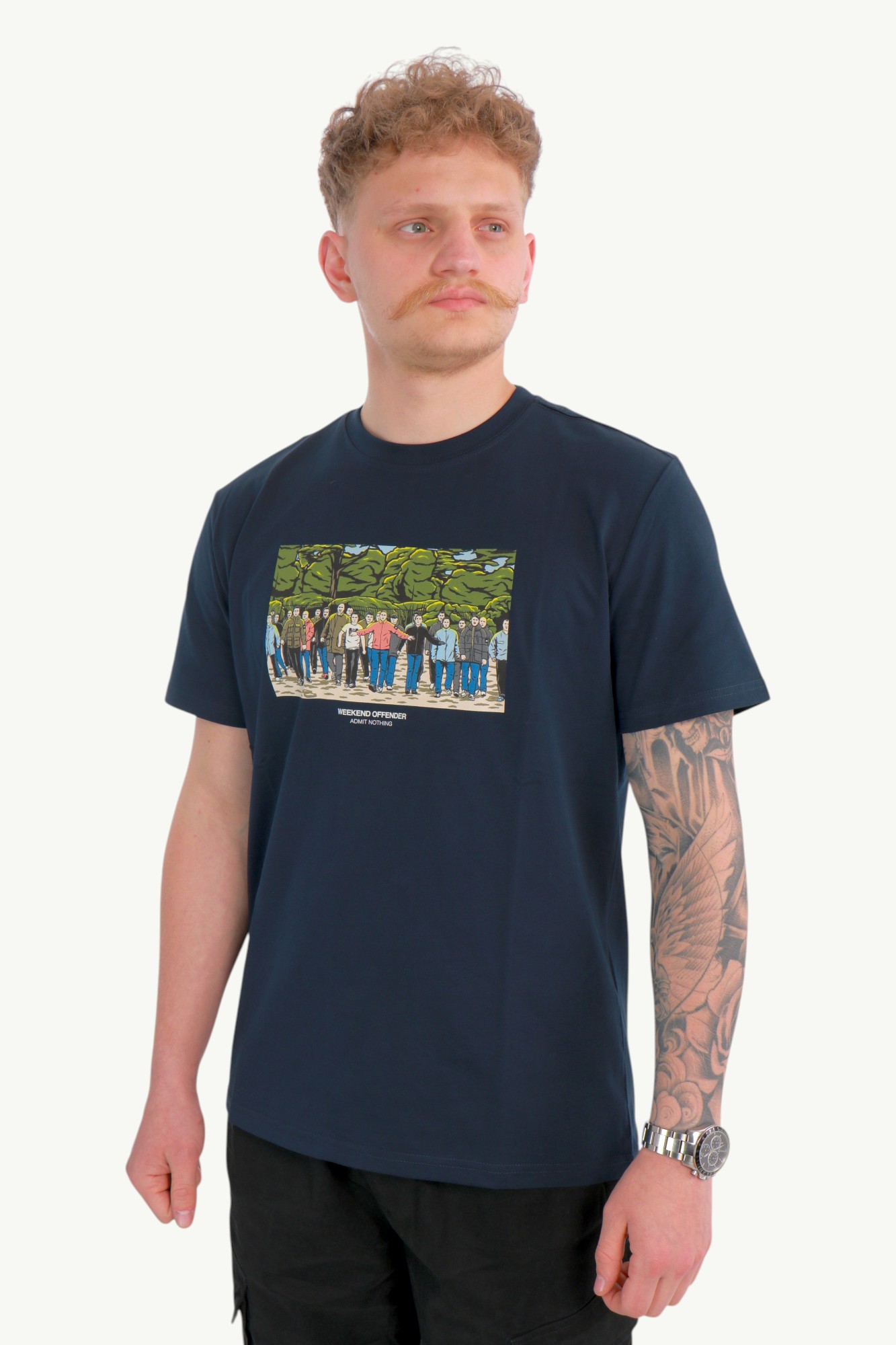 weekend-offender-gse-graphic-t-shirt-navy-2 Weekend Offender GSE Graphic T-Shirt Navy PT3A19-NAVY