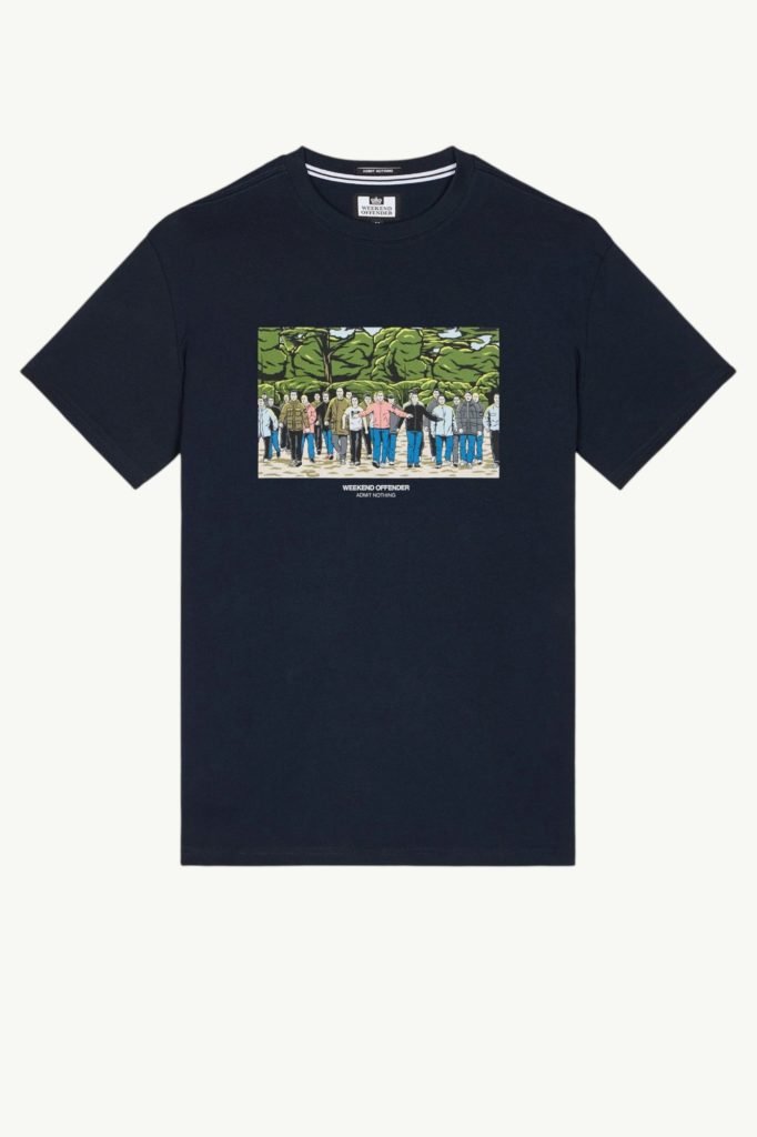 Weekend Offender GSE Graphic T-Shirt Navy