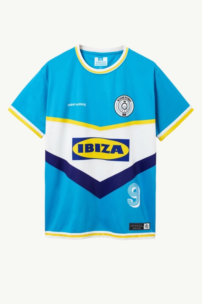 Weekend Offender Ibiza Football Shirt Blue WOSFT05-SKY