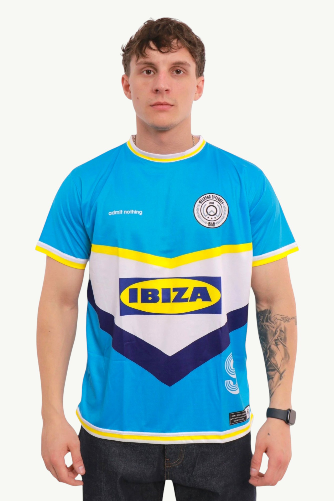 weekend-offender-ibiza-football-shirt-blue-WOSFT05-SKY-1 Weekend Offender Ibiza Football Shirt Blue WOSFT05-SKY