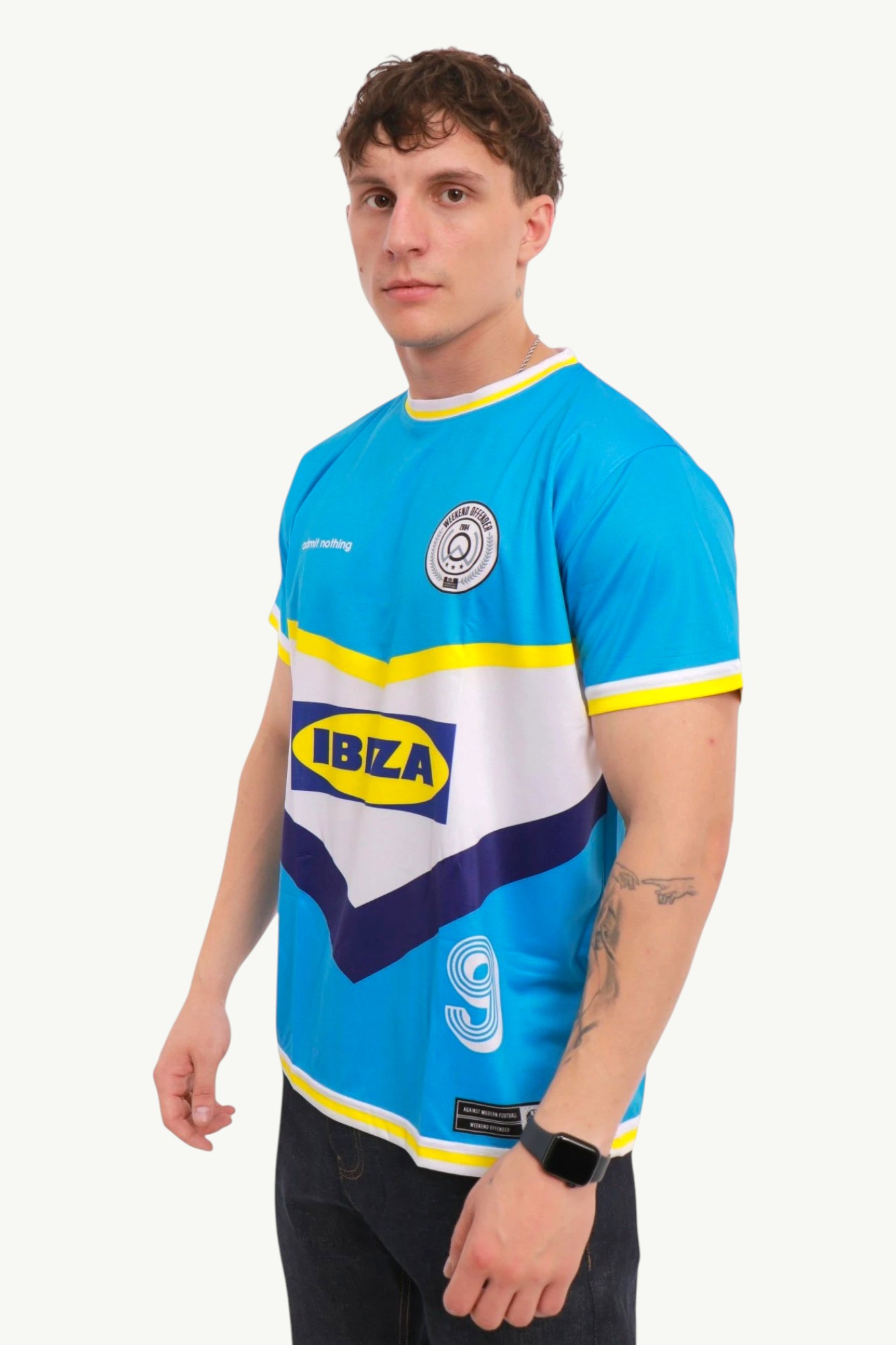 weekend-offender-ibiza-football-shirt-blue-WOSFT05-SKY-2 Weekend Offender Ibiza Football Shirt Blue WOSFT05-SKY