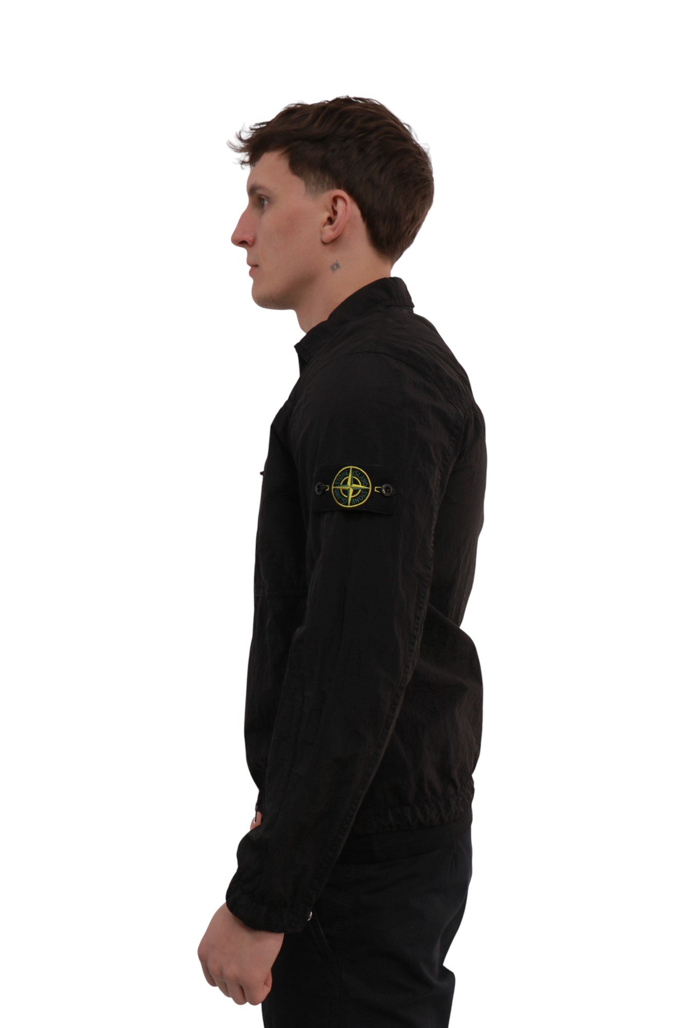 stone-island-nylon-metal-econyl-zip-jacket-black-k1s151200005s0019v0029-3 Stone Island Nylon Metal ECONYL® Zip Jacket Black K1S151200005S0019-V0029