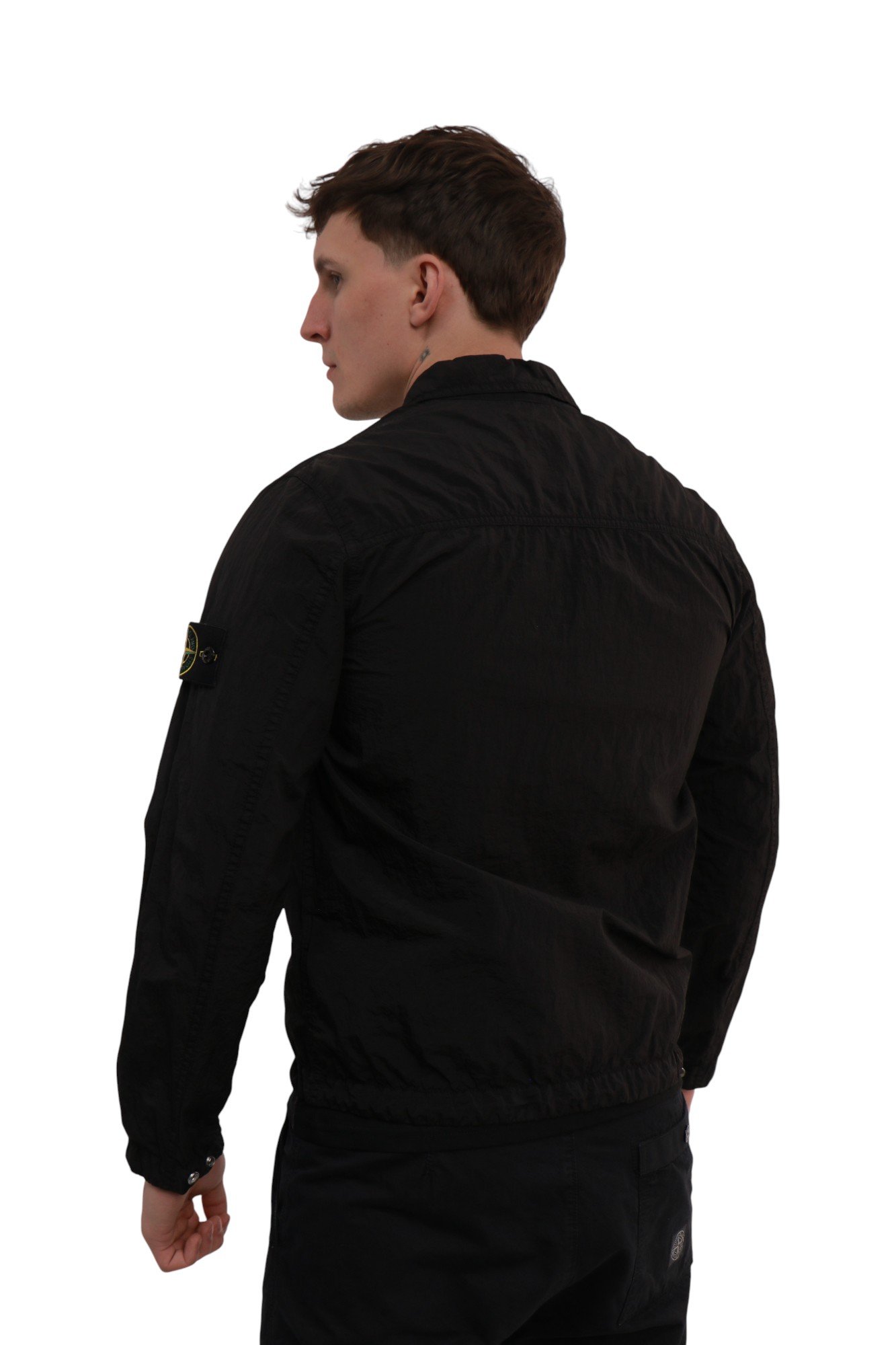 stone-island-nylon-metal-econyl-zip-jacket-black-k1s151200005s0019v0029-4 Stone Island Nylon Metal ECONYL® Zip Jacket Black K1S151200005S0019-V0029