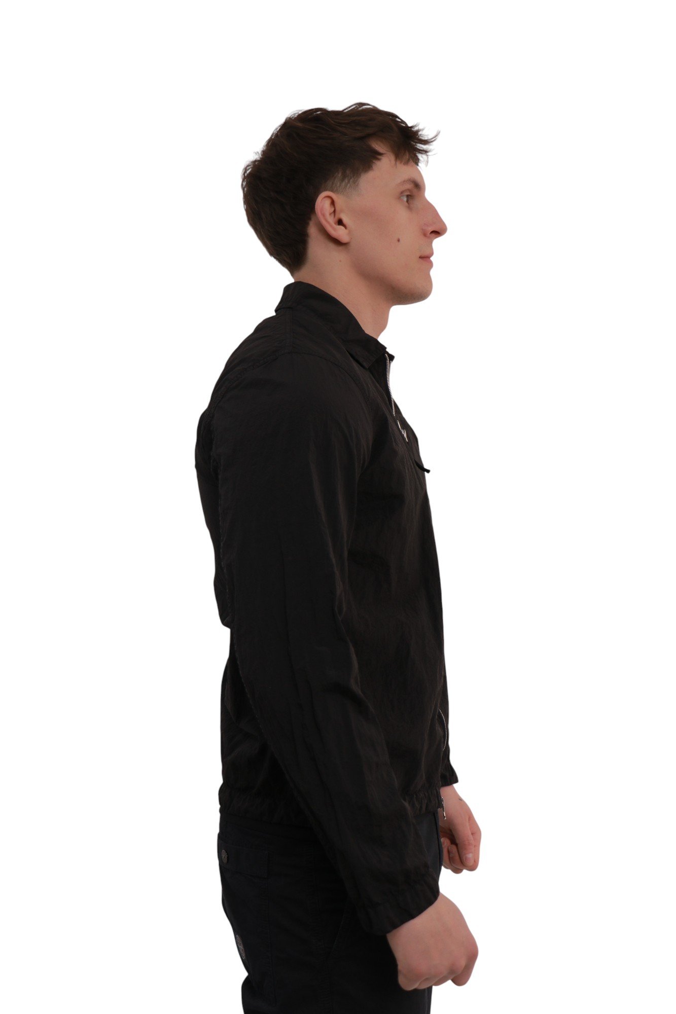 stone-island-nylon-metal-econyl-zip-jacket-black-k1s151200005s0019v0029-6 Stone Island Nylon Metal ECONYL® Zip Jacket Black K1S151200005S0019-V0029