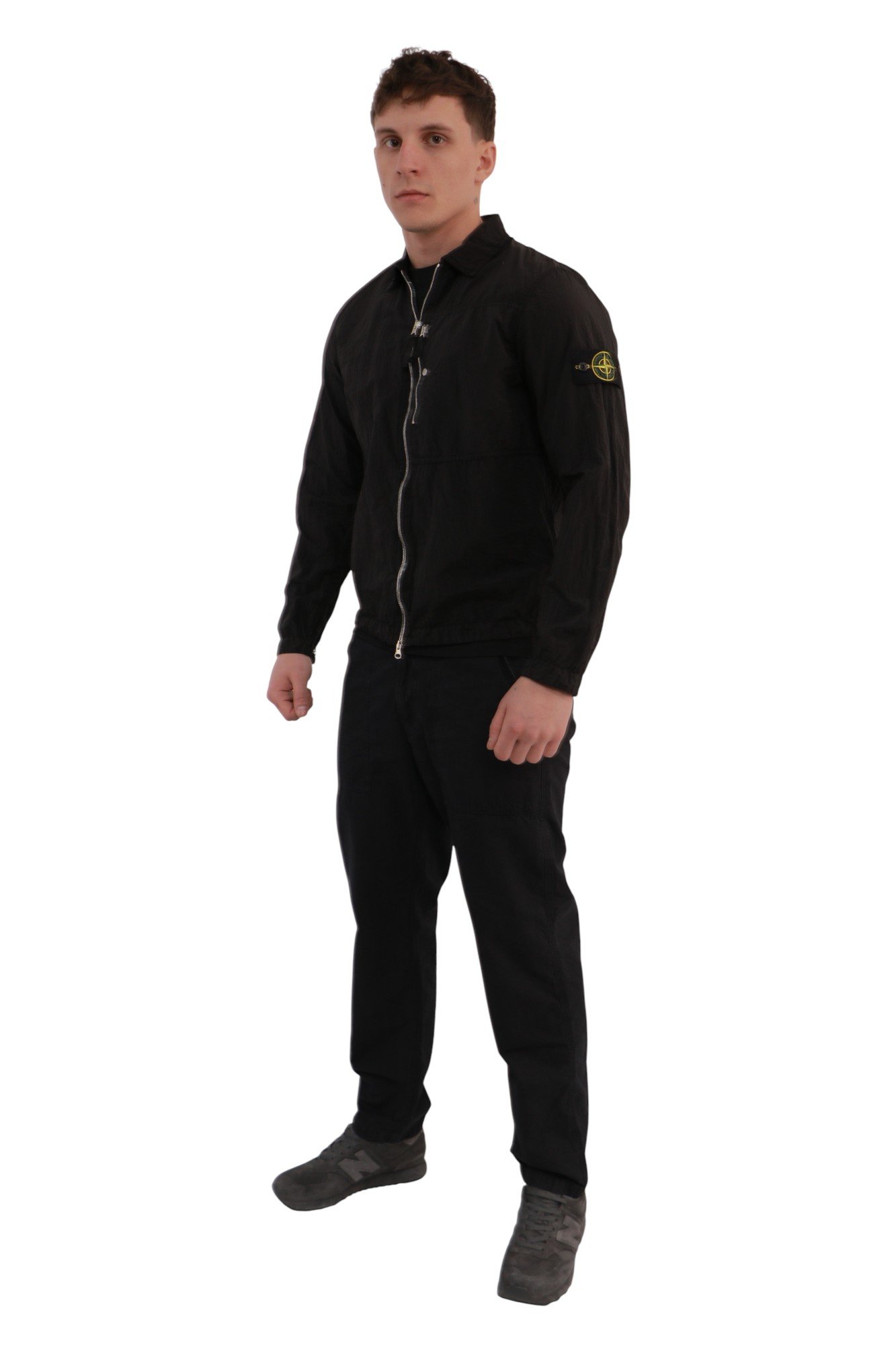 stone-island-nylon-metal-econyl-zip-jacket-black-k1s151200005s0019v0029-8 Stone Island Nylon Metal ECONYL® Zip Jacket Black K1S151200005S0019-V0029