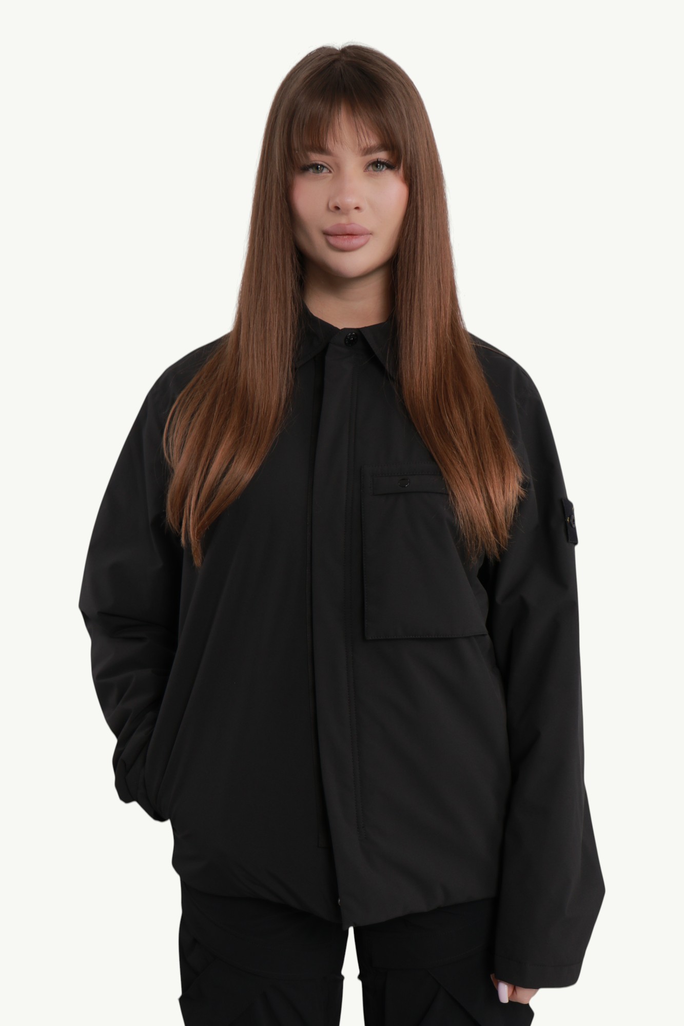 Куртка Овершот Stone Island Primaloft Softshell Chore Coat Black