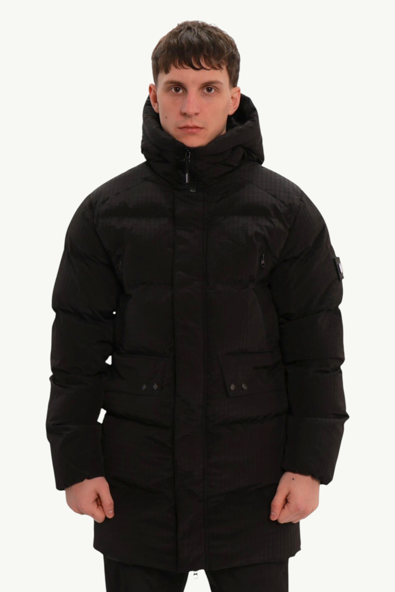 weekend-offender-lombardo-longline-primaloft-jacket-black-JK3A15-BLACK-1 Weekend Offender Esja Down Jacket Black JK3A15-BLACK