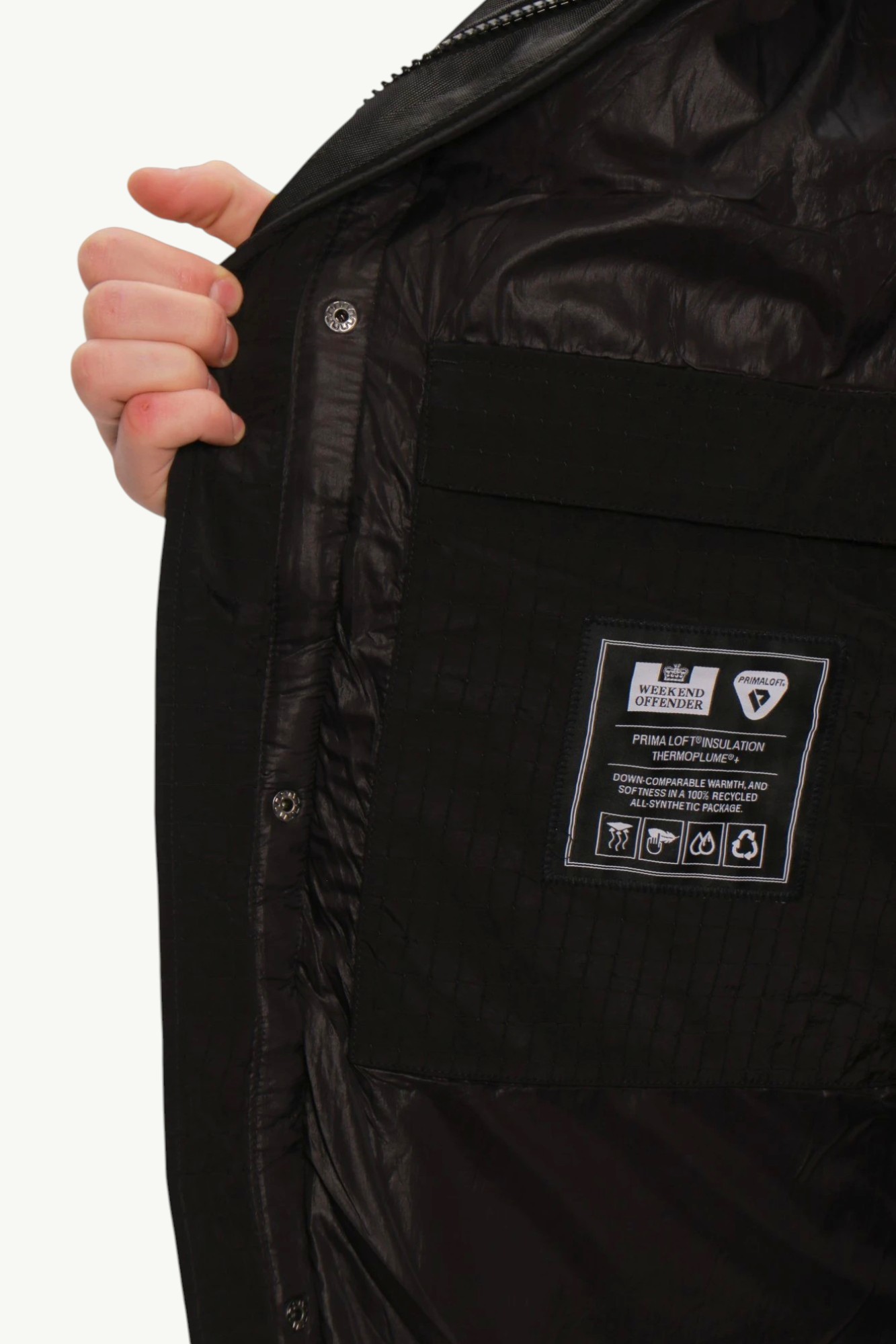 weekend-offender-lombardo-longline-primaloft-jacket-black-JK3A15-BLACK-5 Weekend Offender Esja Down Jacket Black JK3A15-BLACK