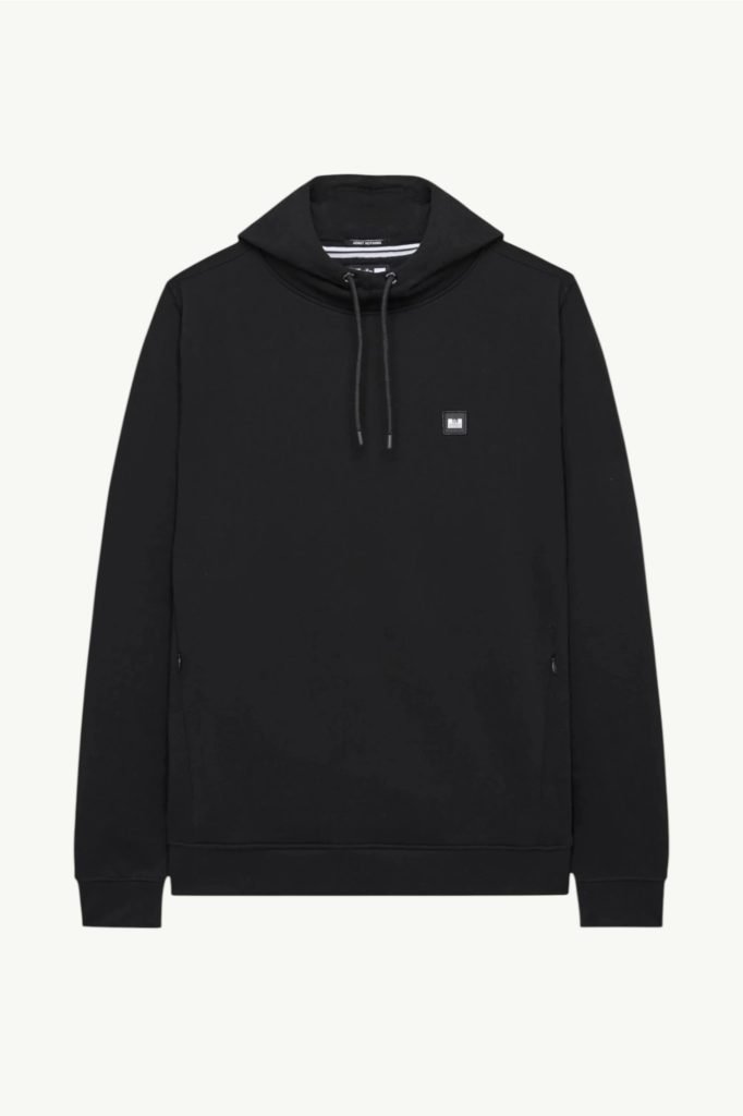 Weekend Offender Ribbe Hoodie Black HD3A01-Black