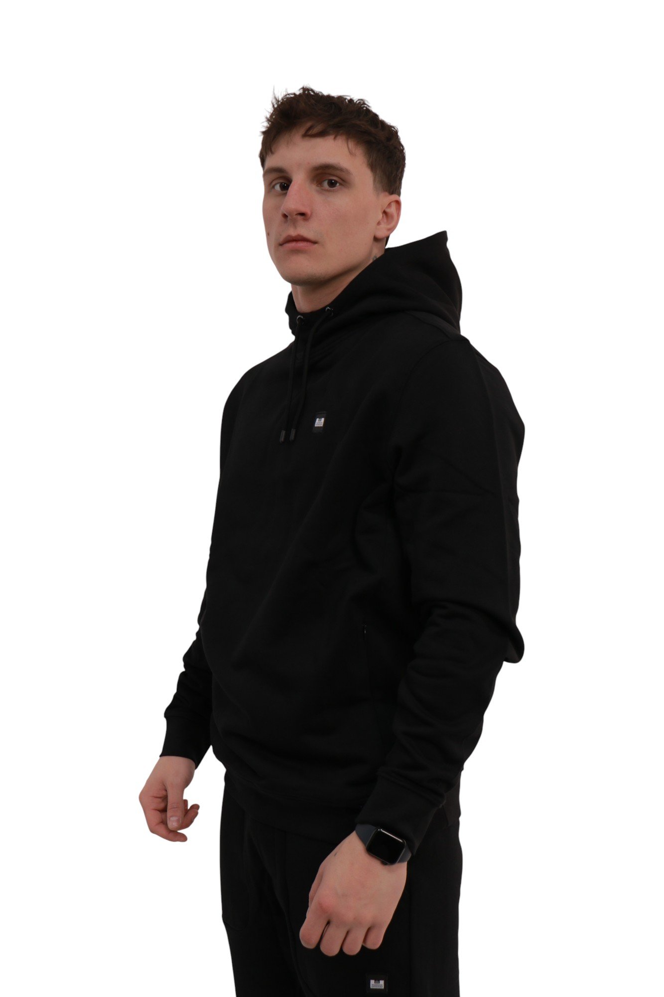 weekend-offender-ribbe-hoodie-black-2 Weekend Offender Ribbe Hoodie Black HD3A01-Black