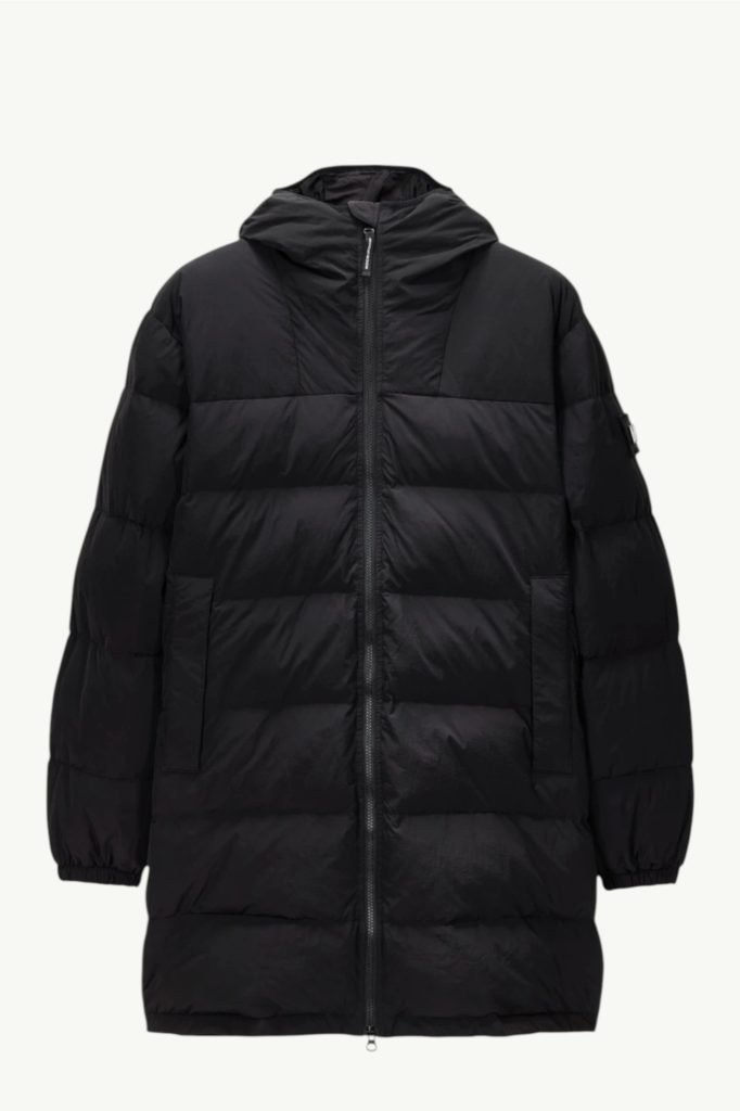 Weekend Offender Sapporo Longline Down Jacket Black JKAW2416-BLACK