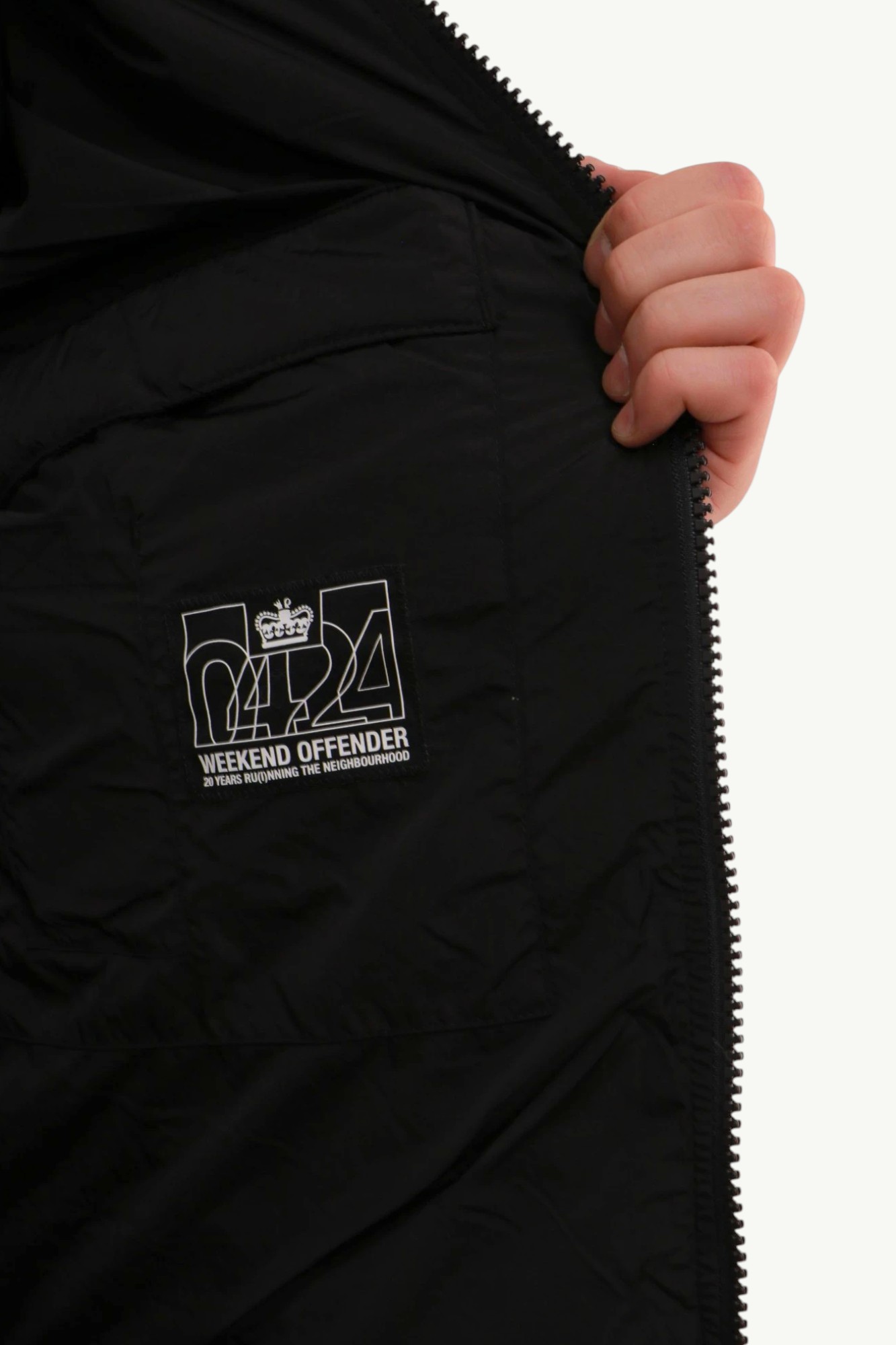 weekend-offender-sapporo-longline-down-jacket-black-JKAW2416-BLACK-5 Weekend Offender Sapporo Longline Down Jacket Black JKAW2416-BLACK