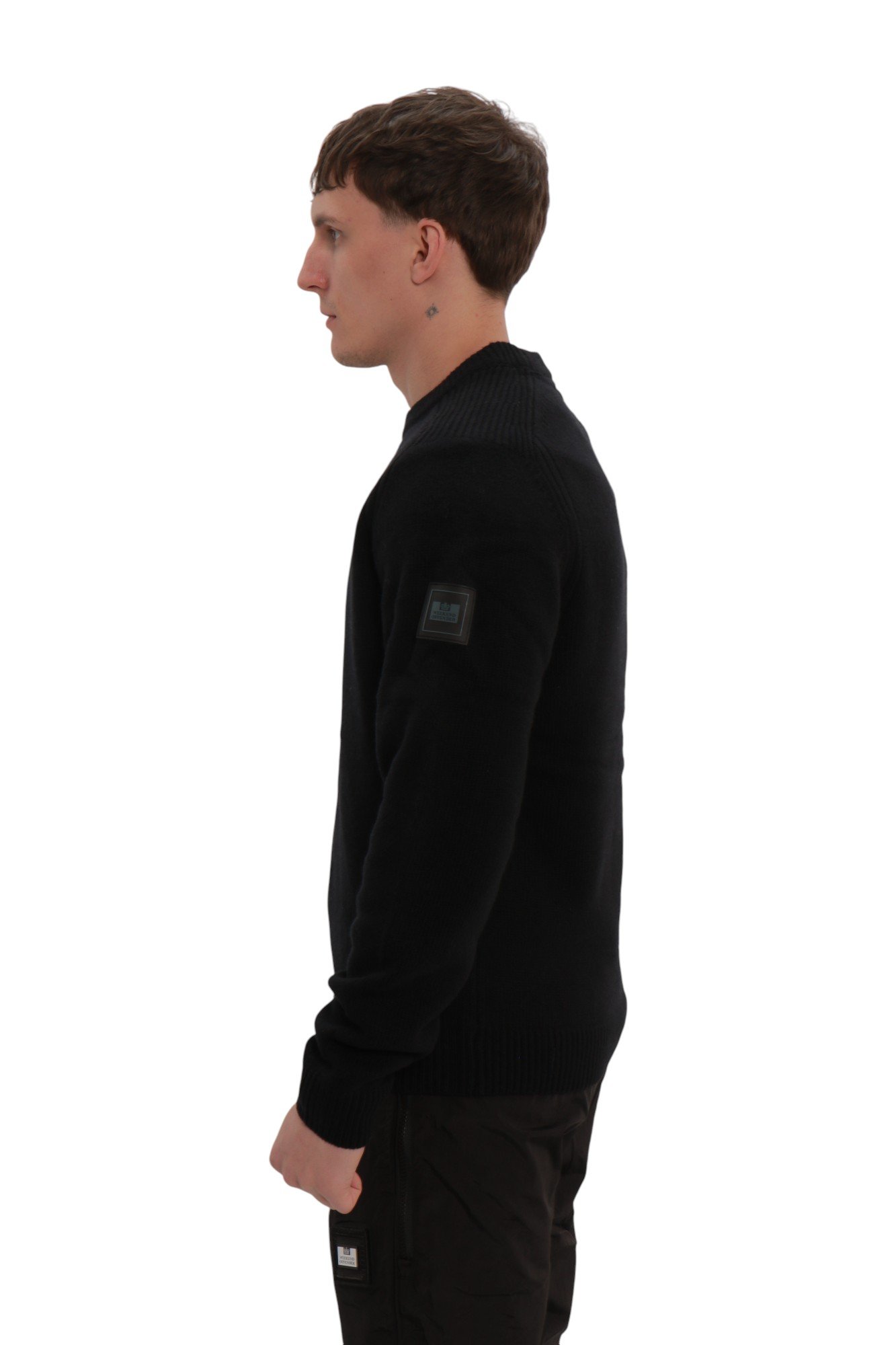 weekend-offender-zagreb-wool-jumper-black-12 Светр Weekend Offender Zagreb Wool Jumper Black KW3A10-BLACK