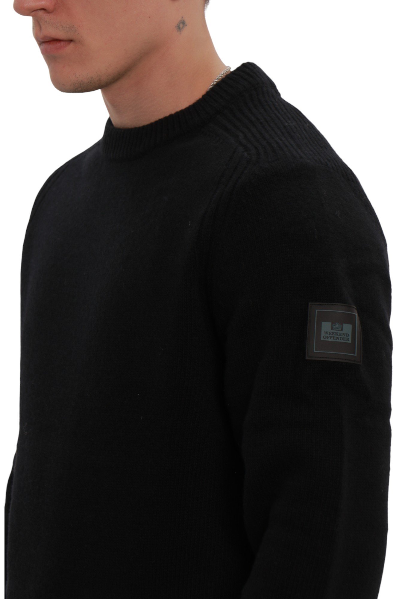 weekend-offender-zagreb-wool-jumper-black-16 Светр Weekend Offender Zagreb Wool Jumper Black KW3A10-BLACK
