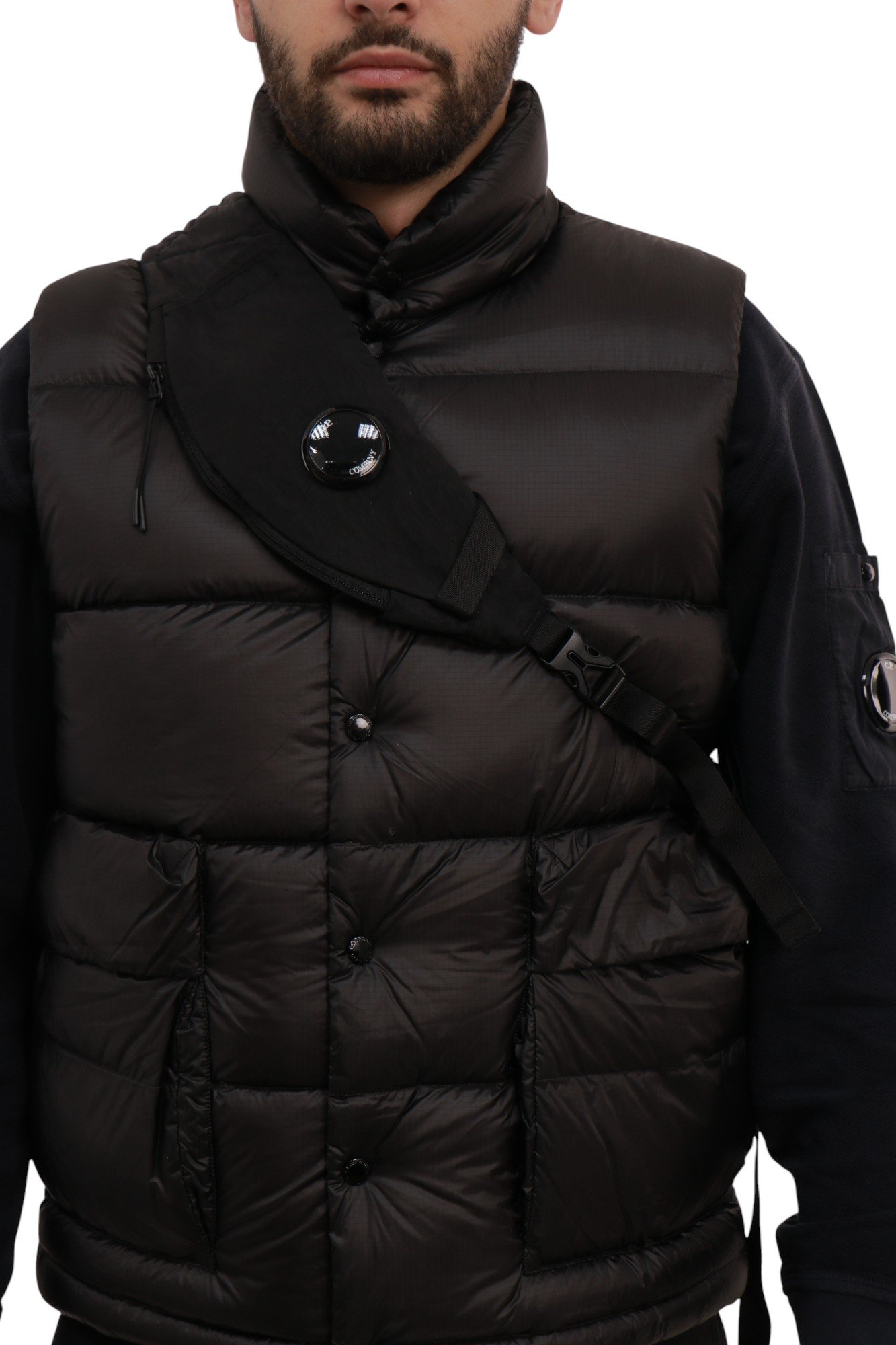 cp-company-black-nylon-b-lens-crossbody-rucksack-RCCMAC735A005269G999-4 C.P. Company Nylon B Crossbody Backpack Black RCCMAC735A-005269G-999