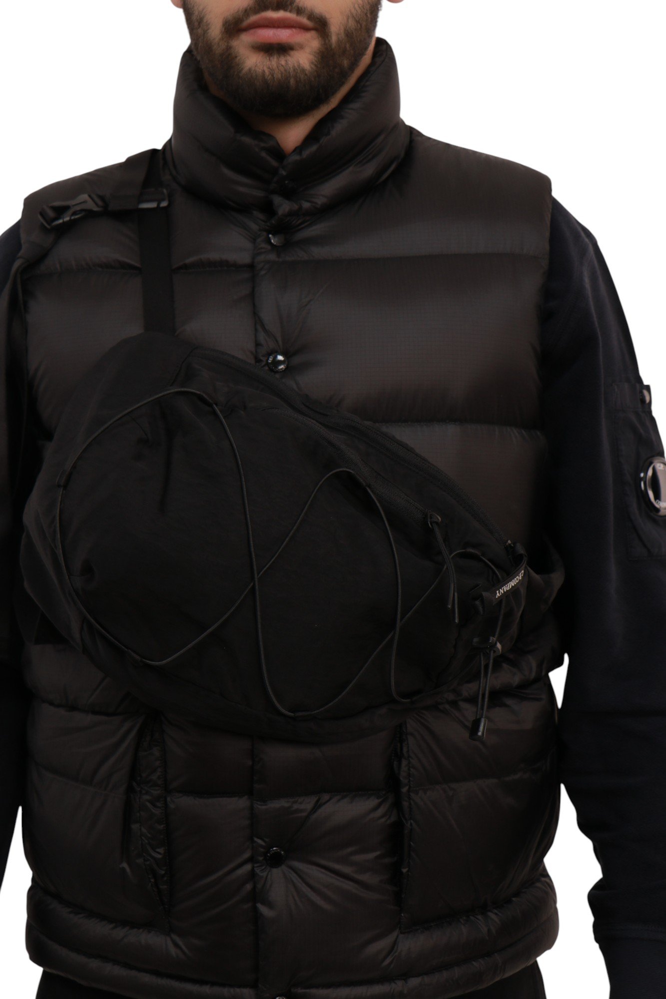 cp-company-black-nylon-b-lens-crossbody-rucksack-RCCMAC735A005269G999-5 C.P. Company Nylon B Crossbody Backpack Black RCCMAC735A-005269G-999